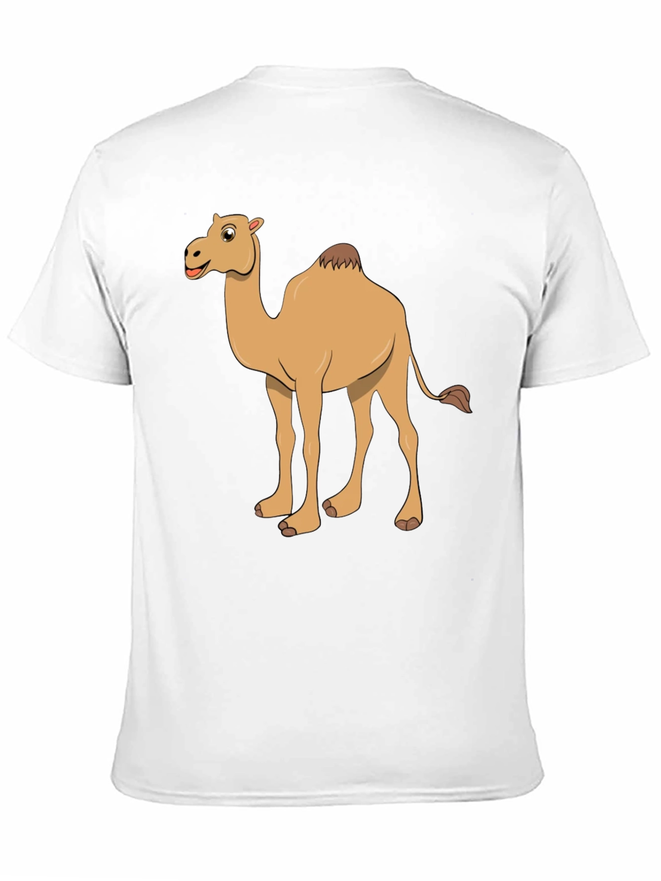 Camel Cartoon Black T-Shirt