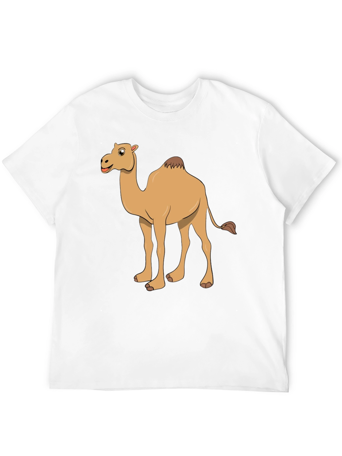 Camel Cartoon Black T-Shirt