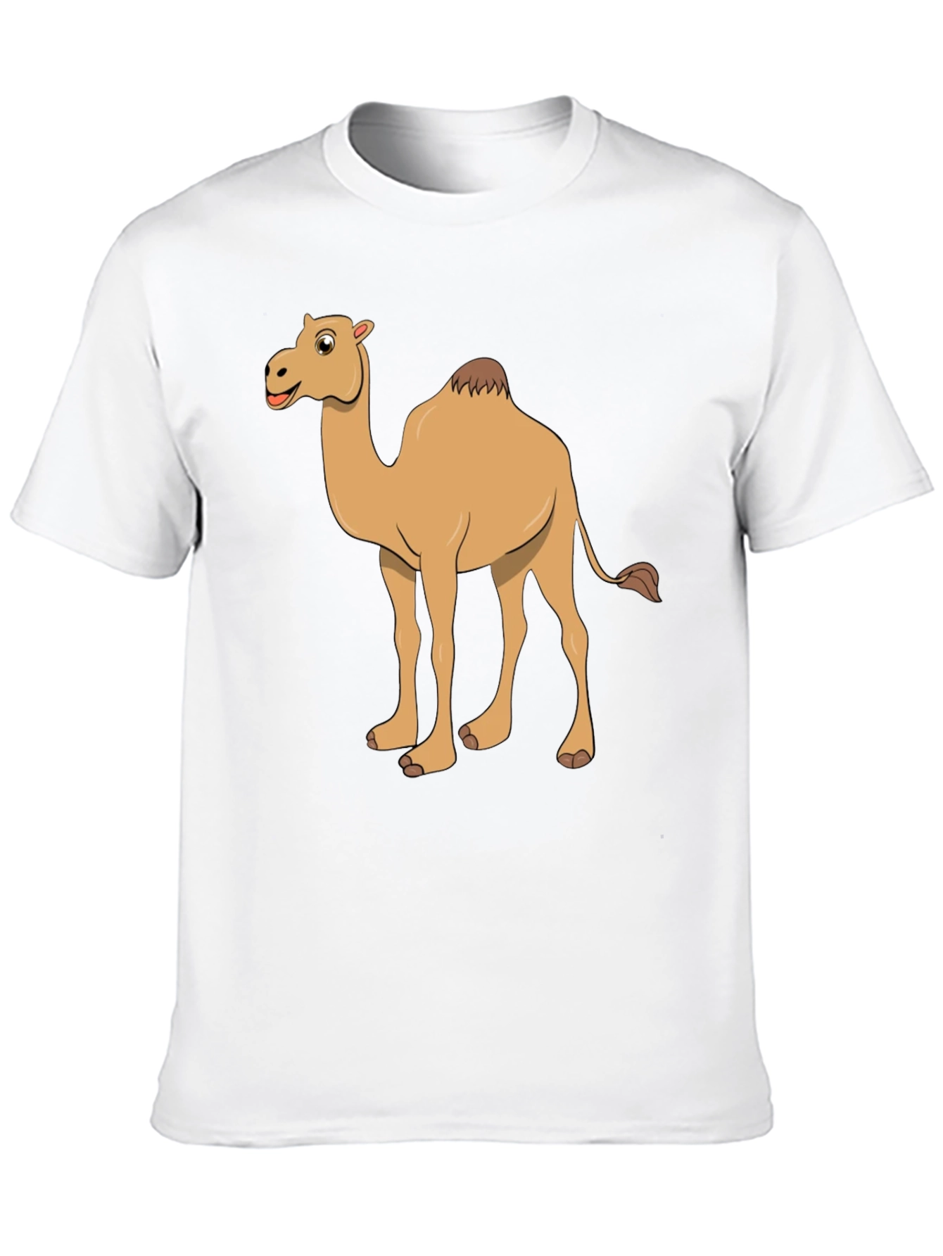 Camel Cartoon Black T-Shirt