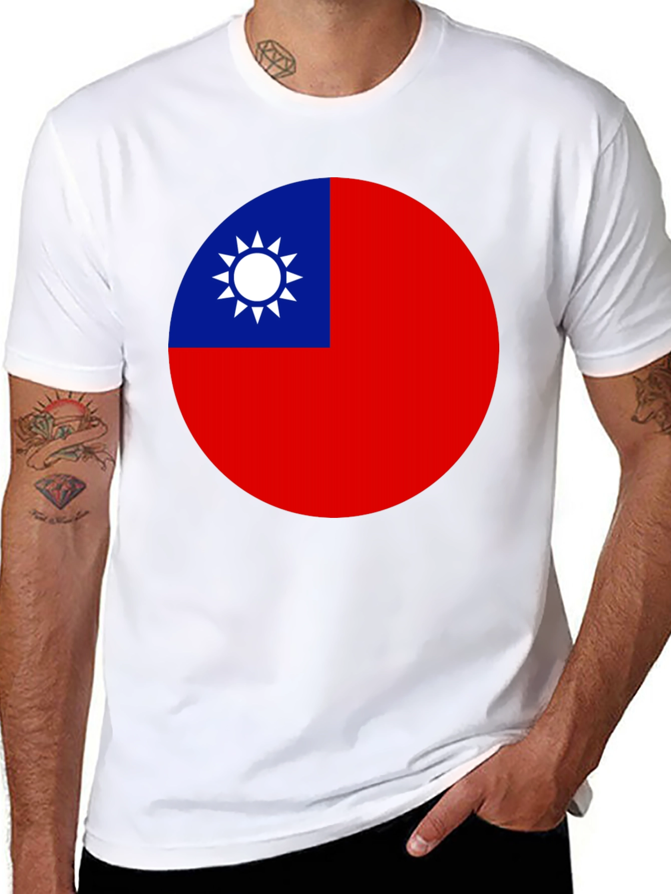 Taiwan Flag T-Shirt - Patriotic Pride Tee