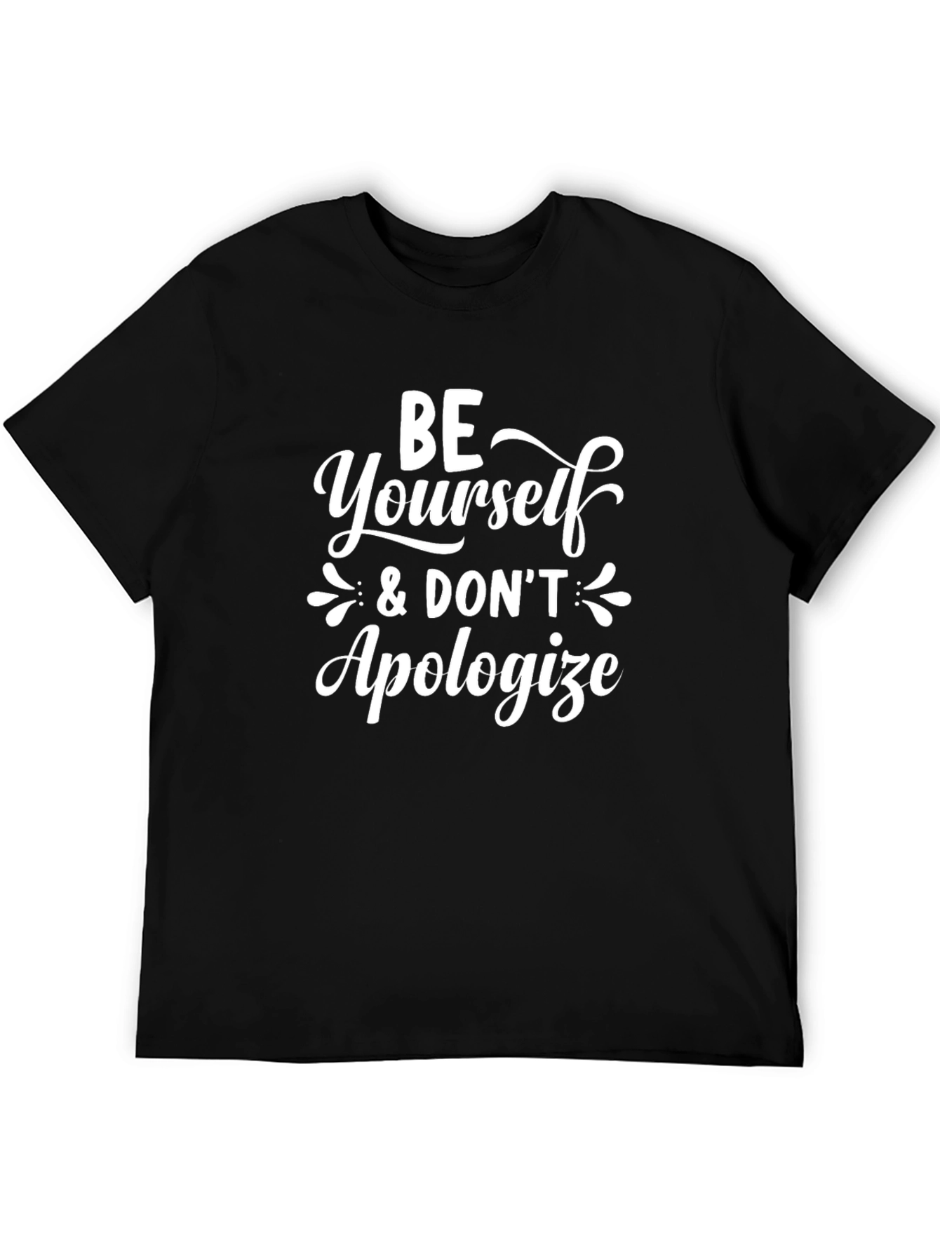 Be Yourself Graphic T-Shirt - Inspirational Quote Tee
