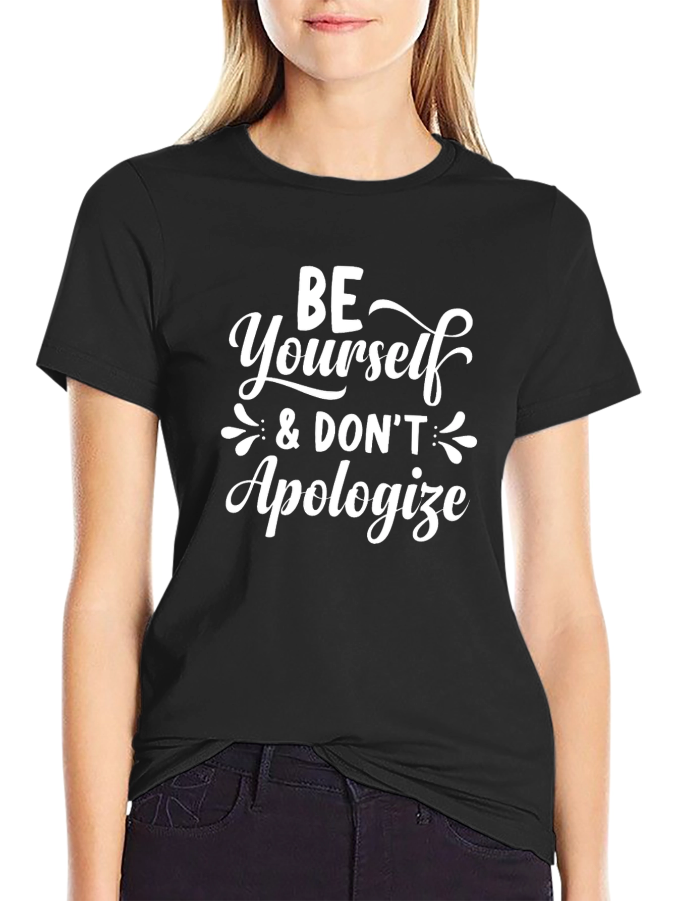 Be Yourself Graphic T-Shirt - Inspirational Quote Tee