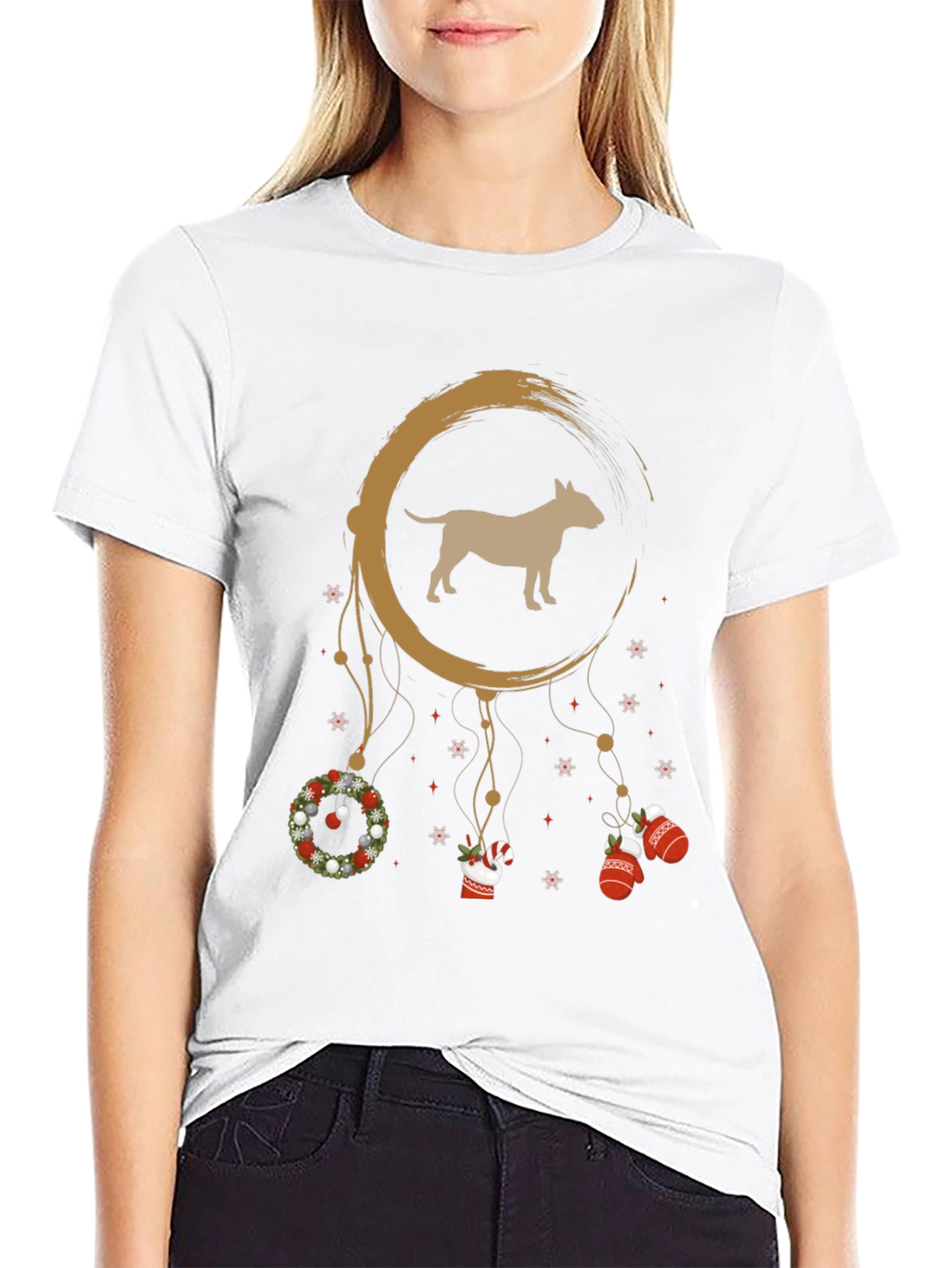 Dog Breed Christmas Dreamcatcher Graphic Tee