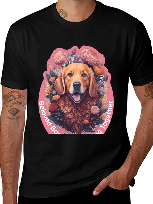 Beloved Dog Graphic Tee - Black Cotton Comfort