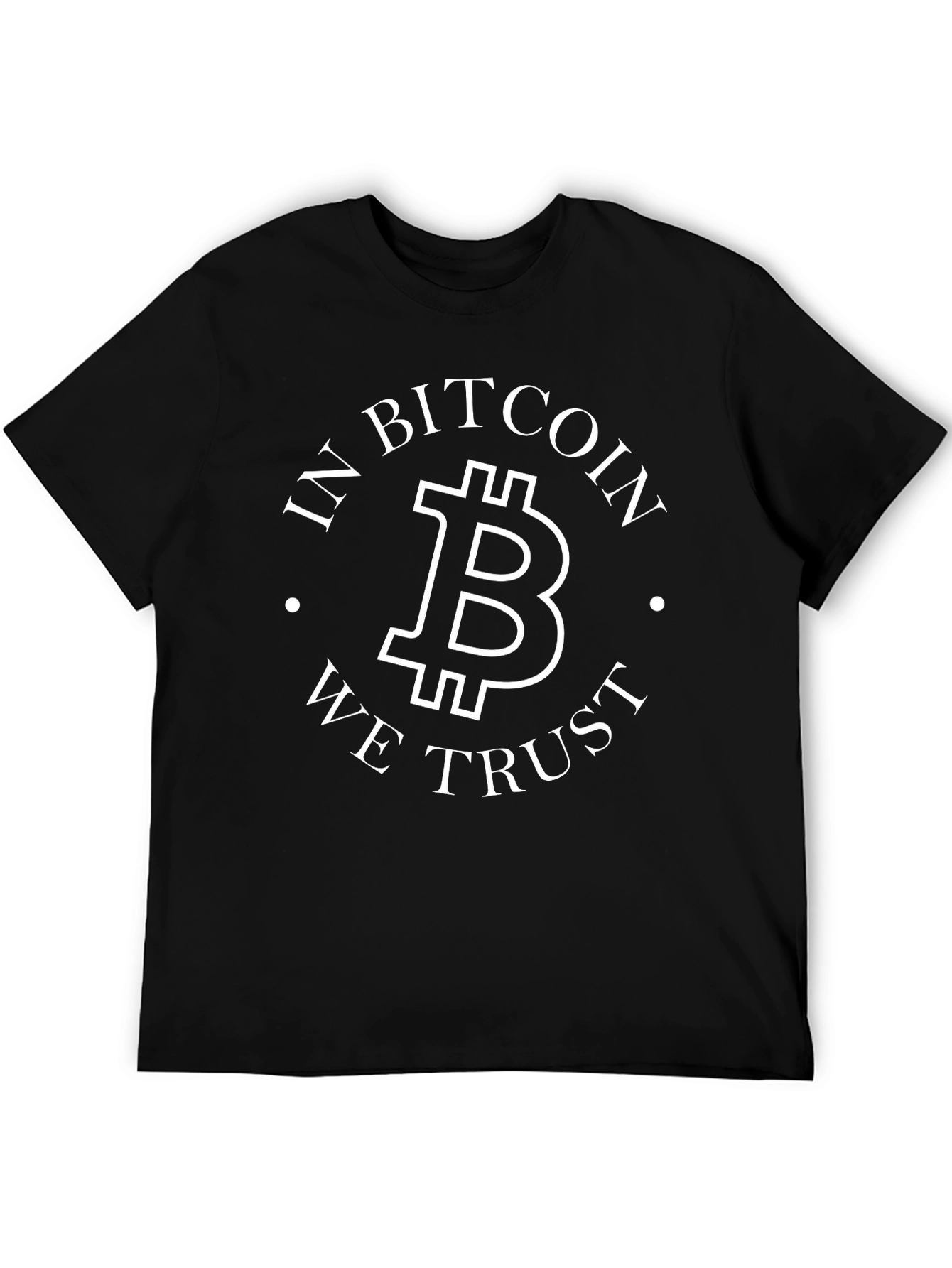 Bitcoin We Trust Graphic Tee - Black