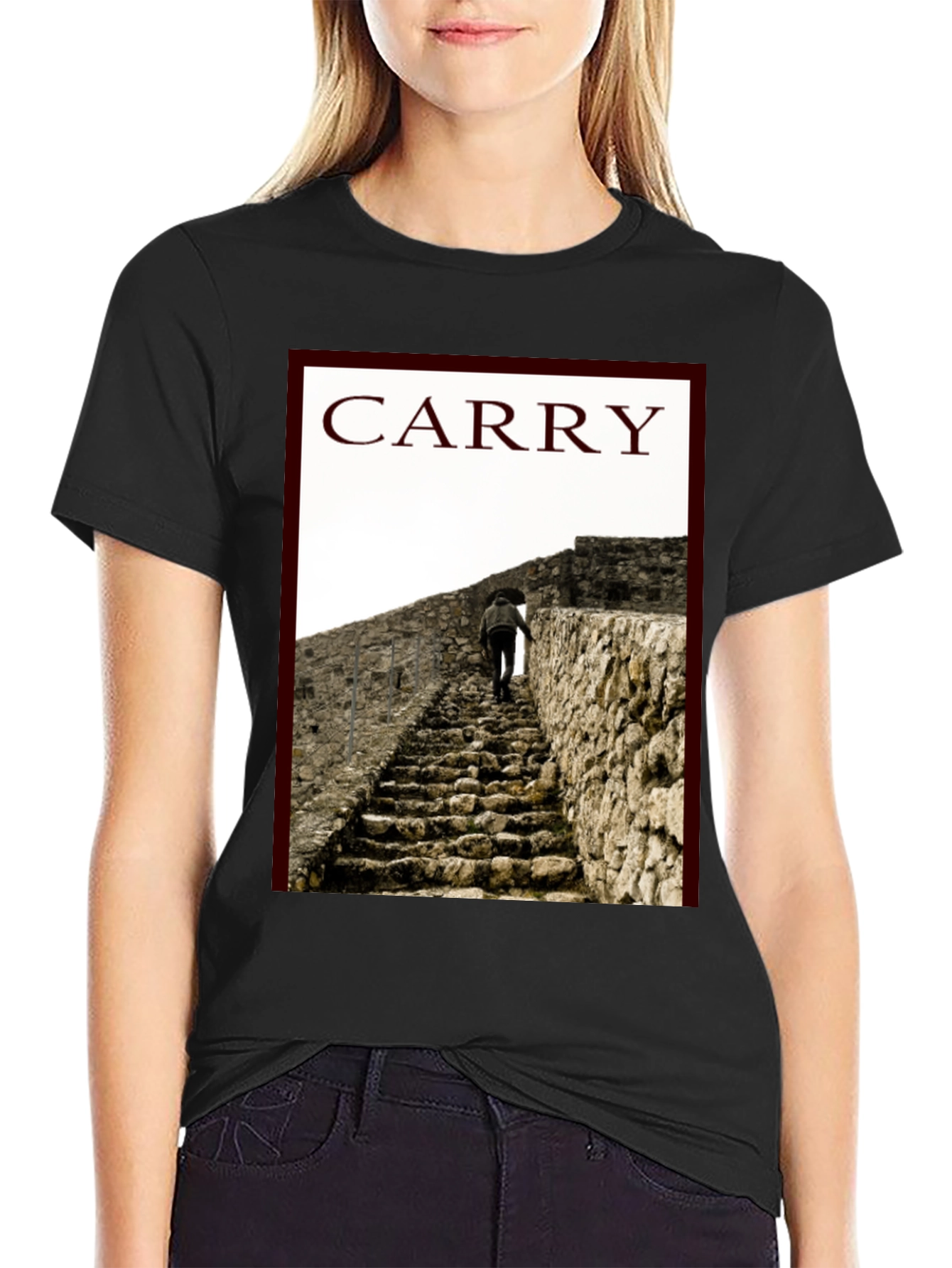 Carry Graphic Tee - Climb Your Way Up!