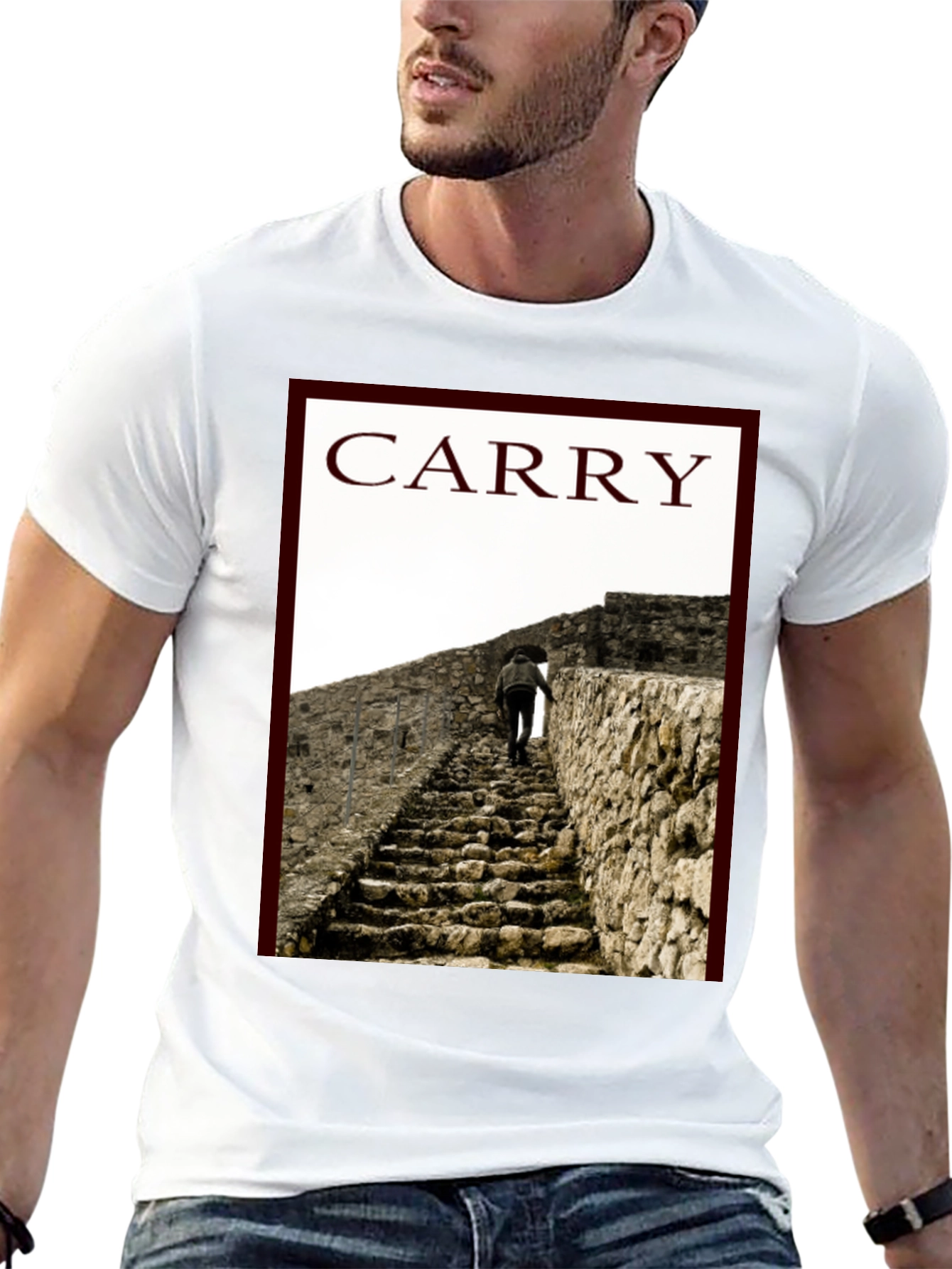 Carry Graphic Tee - Climb Your Way Up!