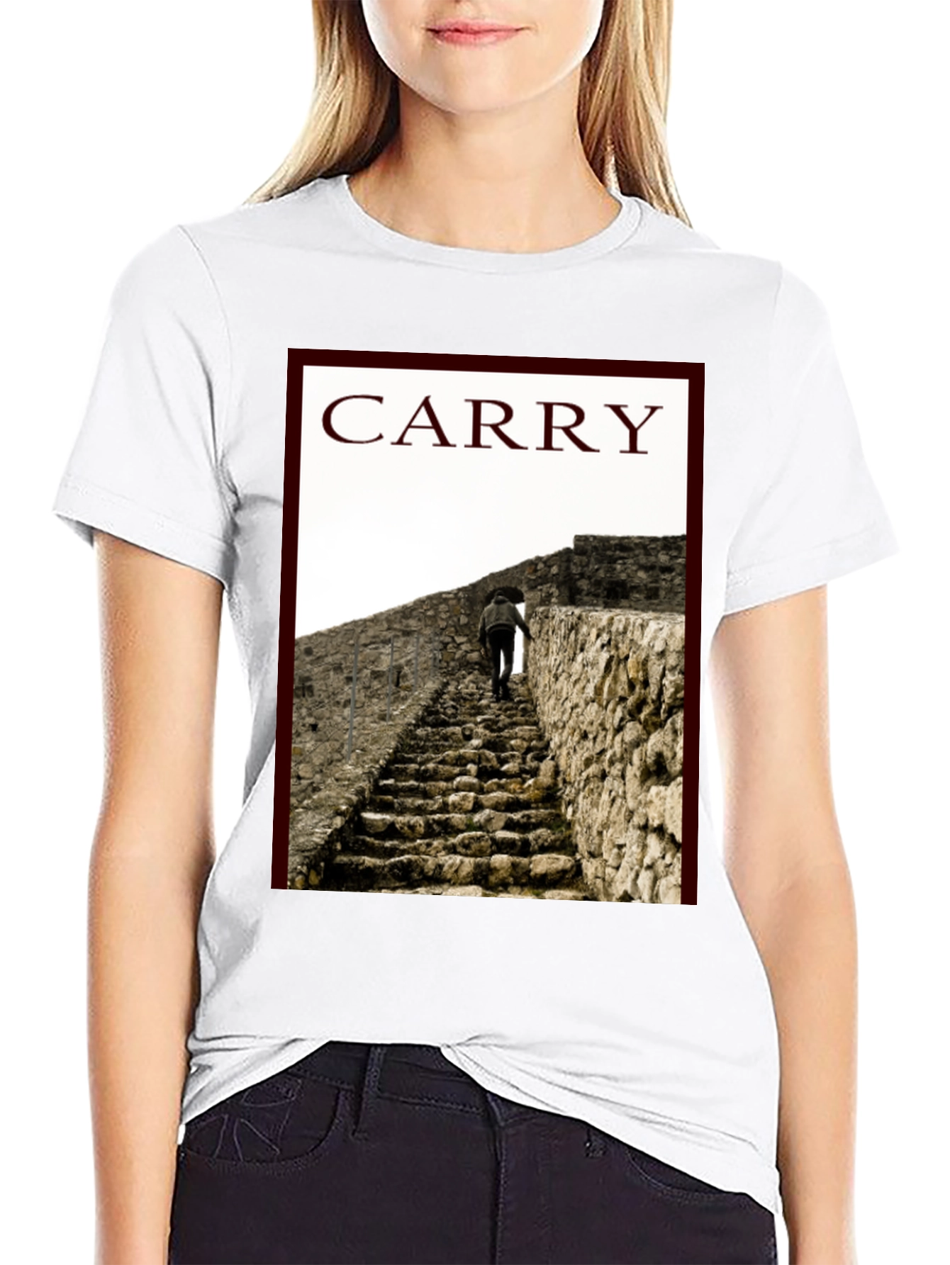 Carry Graphic Tee - Climb Your Way Up!