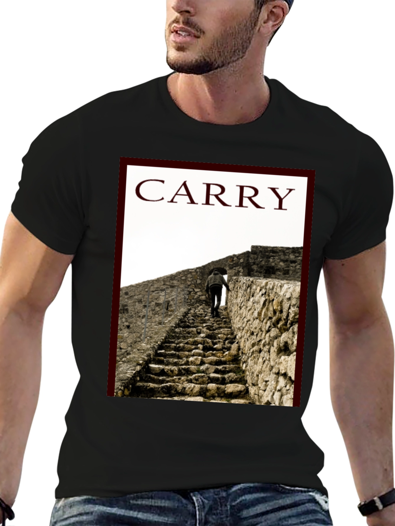 Carry Graphic Tee - Climb Your Way Up!
