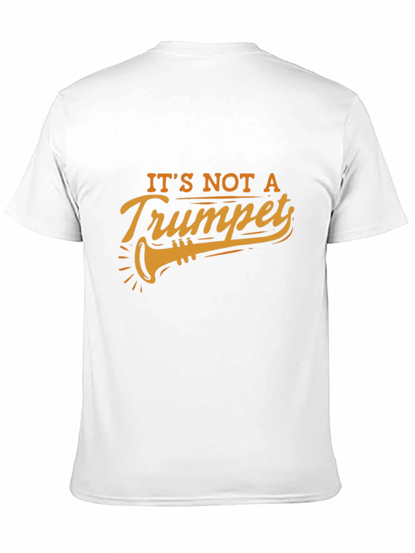 Its Not A Trumpet Black T-Shirt