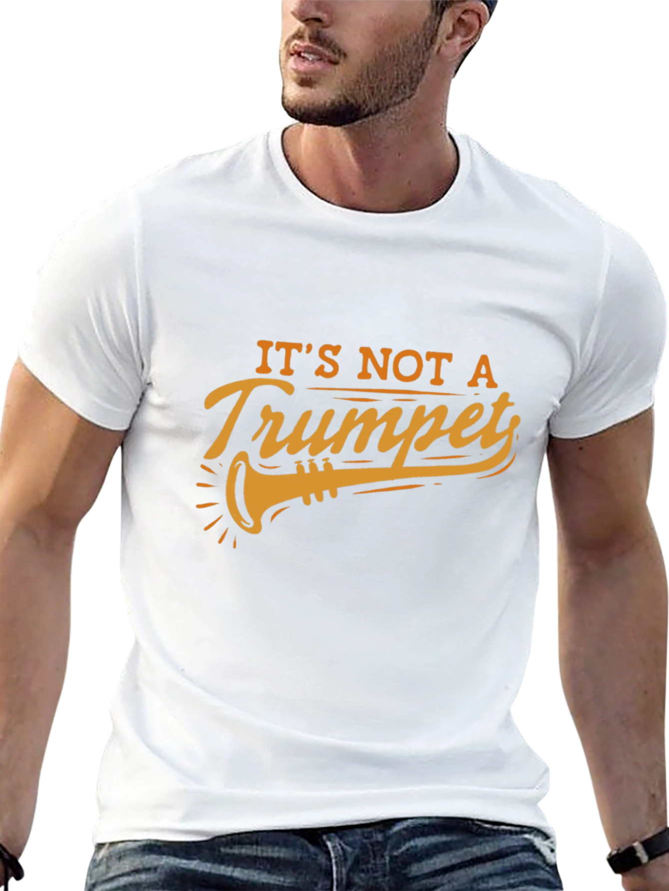 Its Not A Trumpet Black T-Shirt