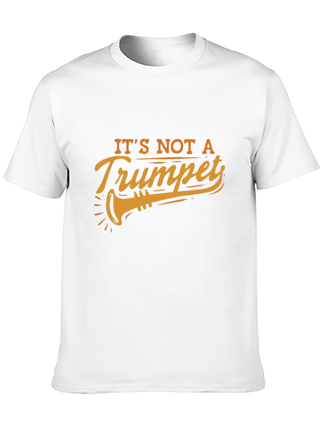 Its Not A Trumpet Black T-Shirt