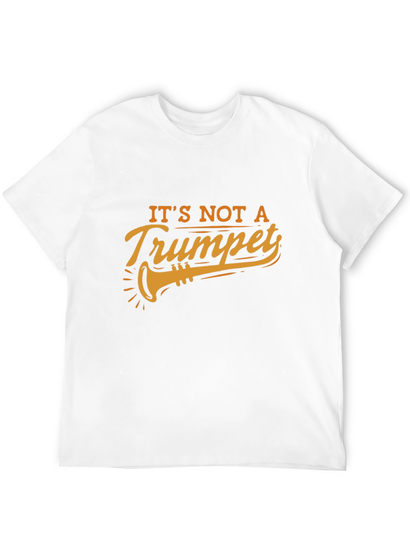 Its Not A Trumpet Black T-Shirt