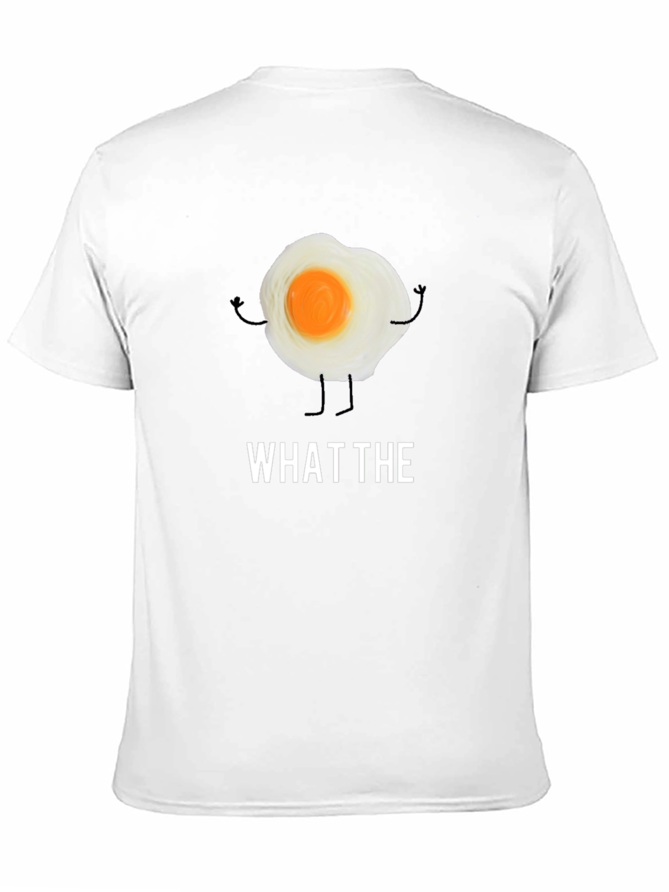 What The Egg Funny T-Shirt - Black