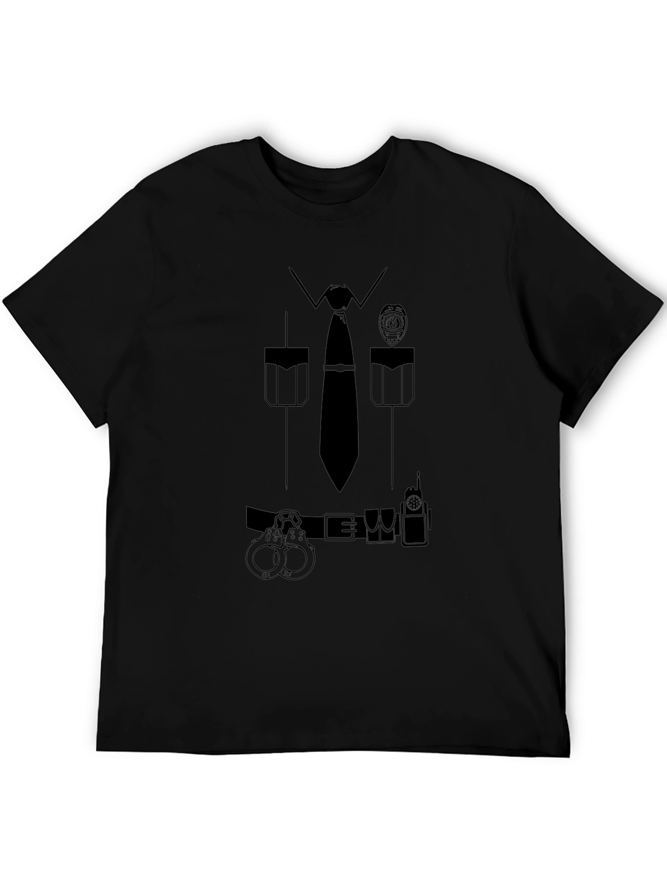 Police Costume T-Shirt - Novelty Design