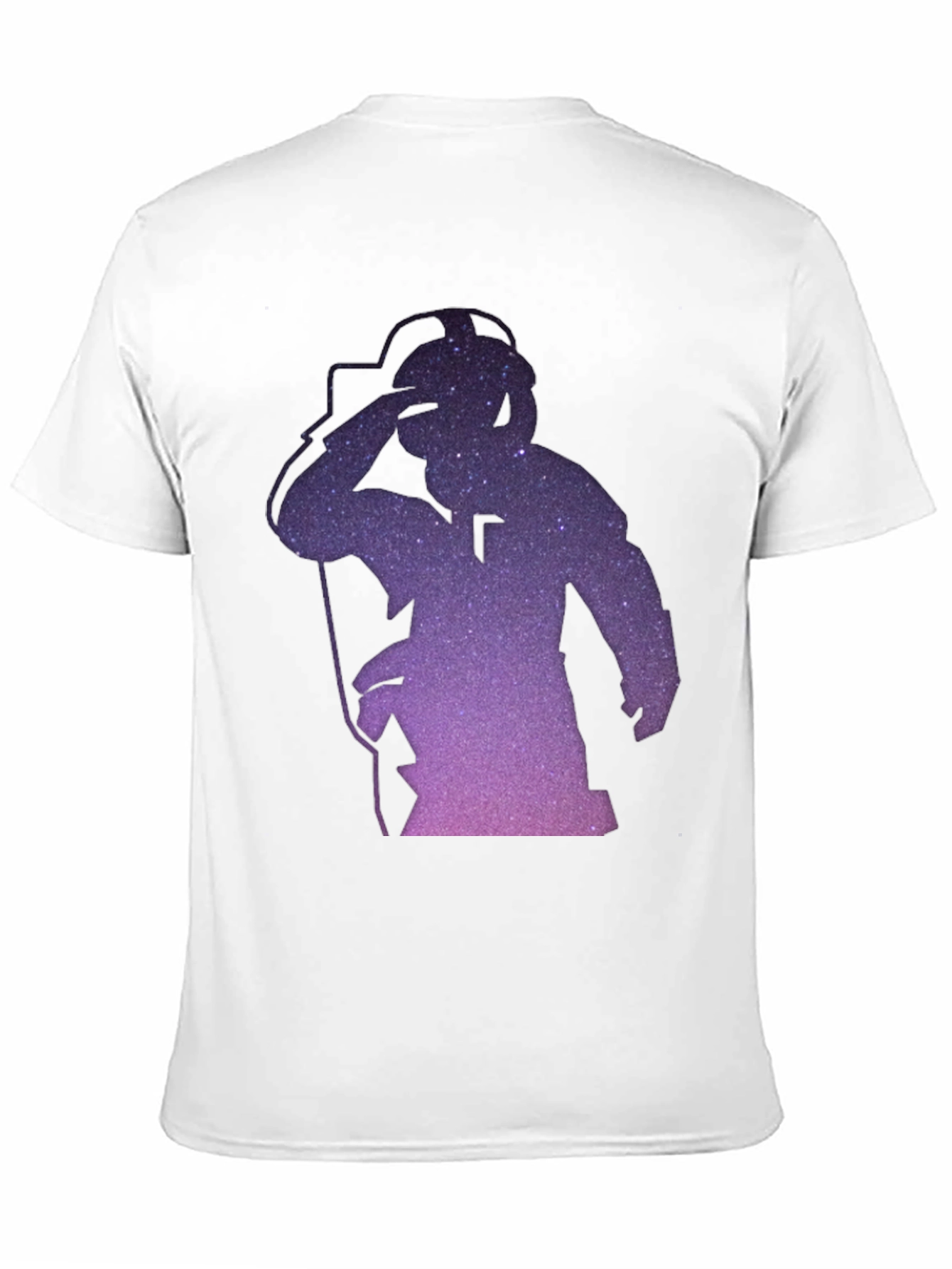 Galaxy Astronaut Graphic Black T-Shirt