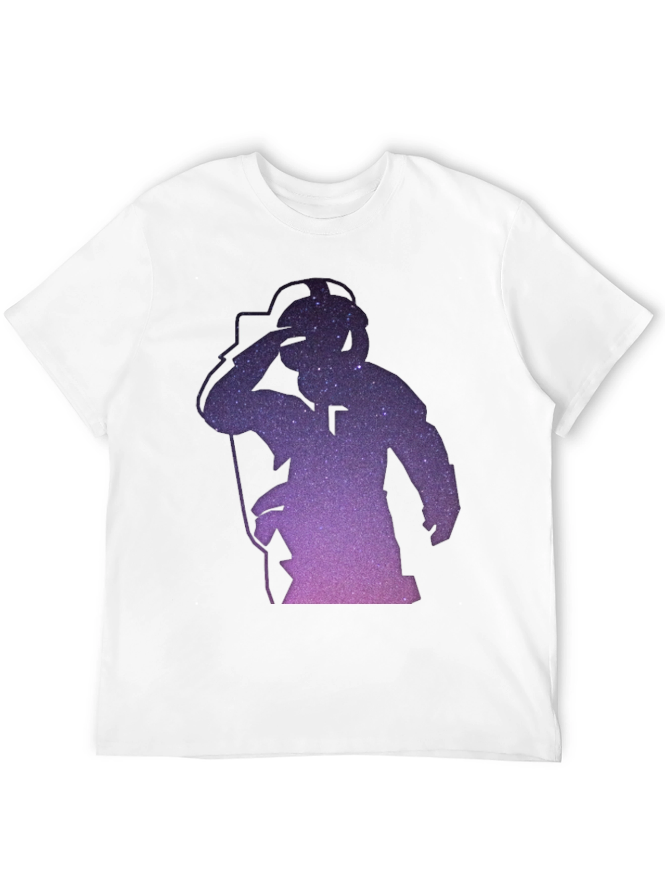 Galaxy Astronaut Graphic Black T-Shirt