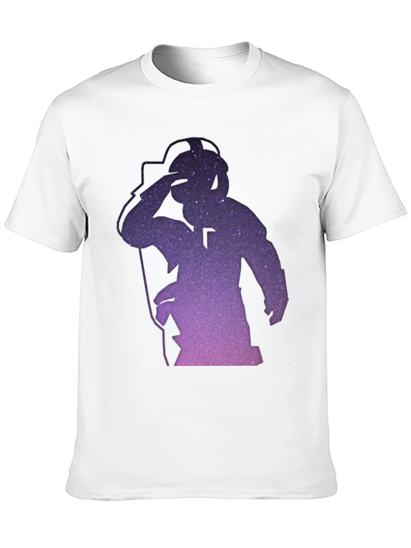 Galaxy Astronaut Graphic Black T-Shirt