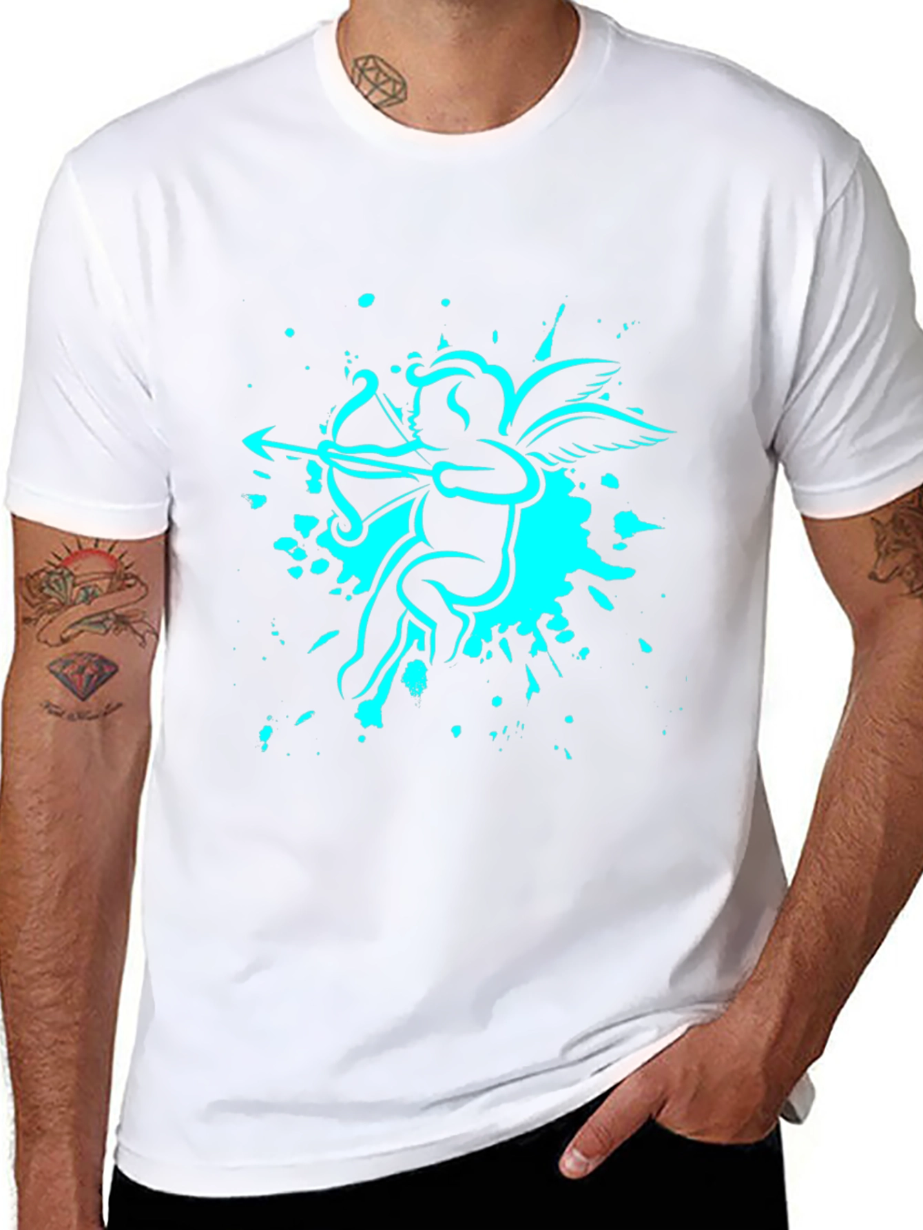 Cupid Arrow Graphic Black T-Shirt