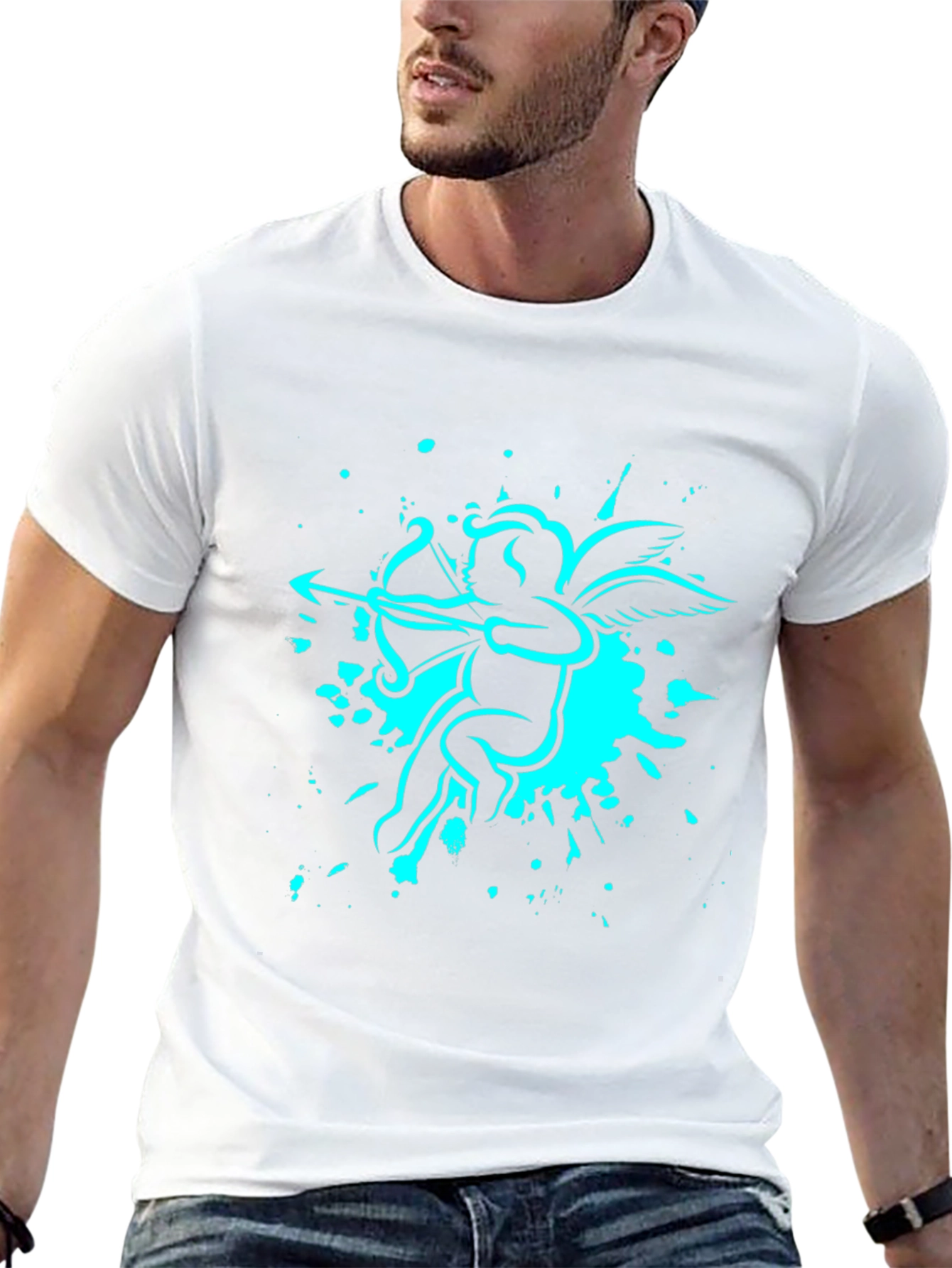 Cupid Arrow Graphic Black T-Shirt