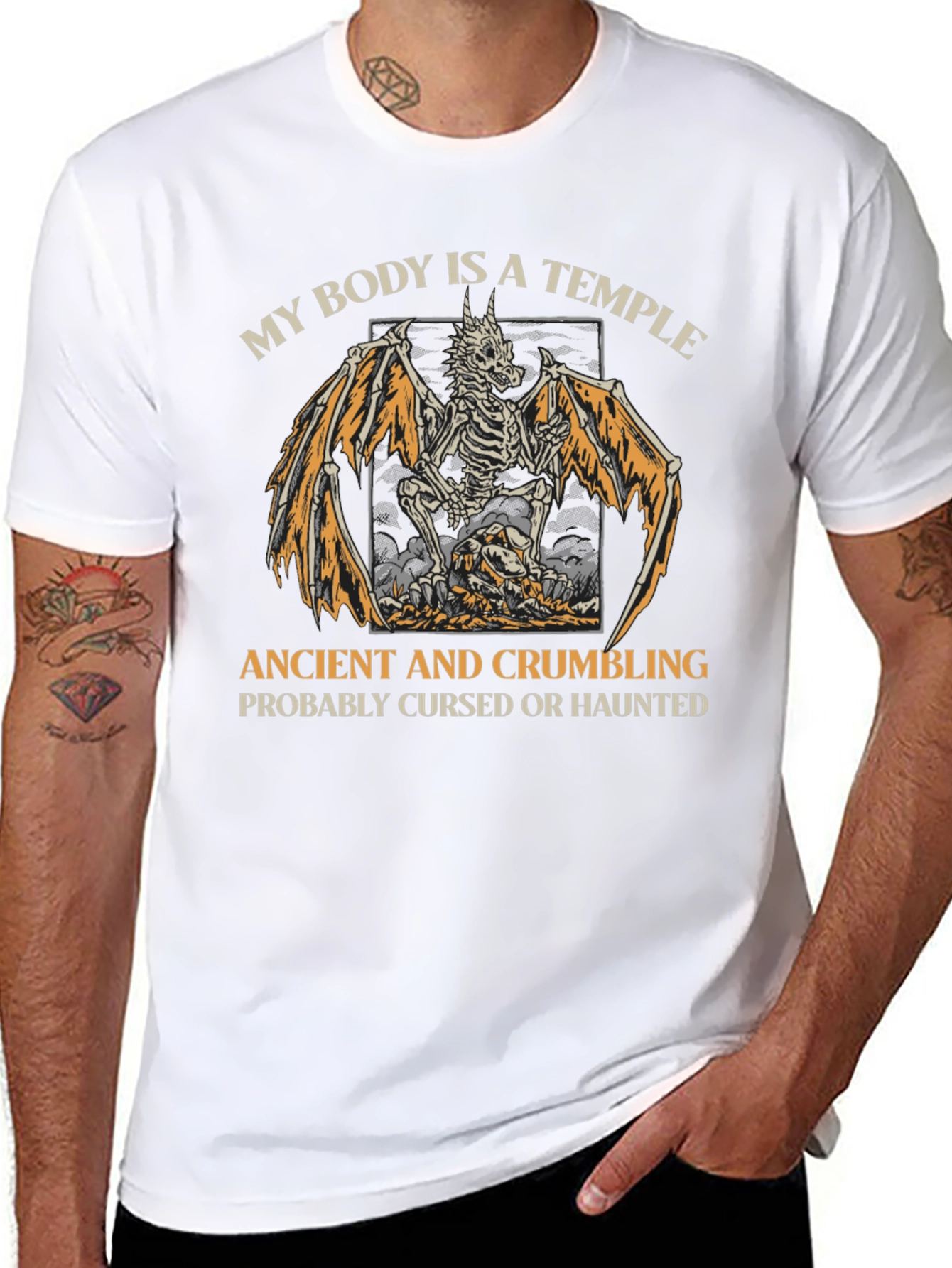 My Body Is a Temple Graphic T-Shirt