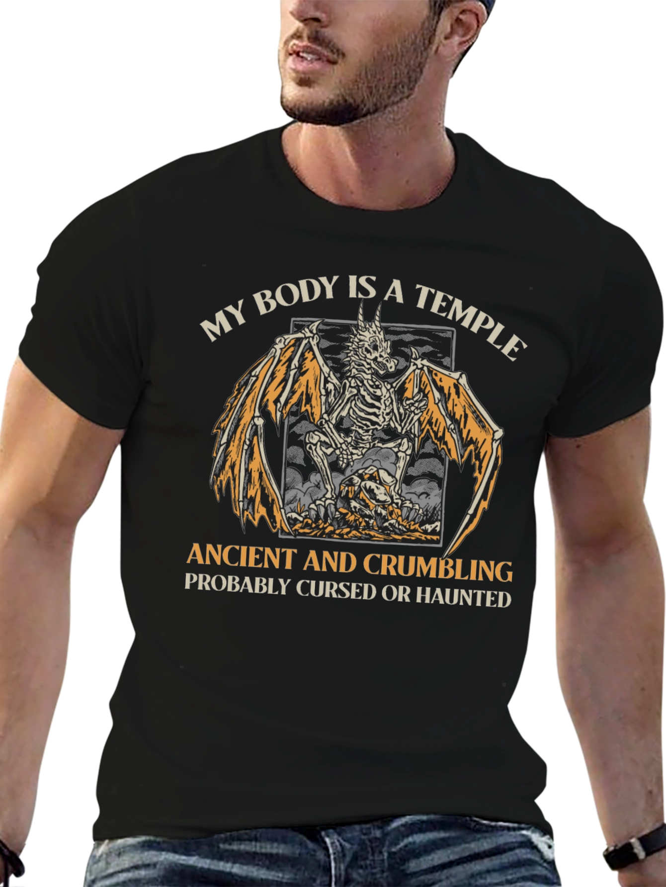 My Body Is a Temple Graphic T-Shirt