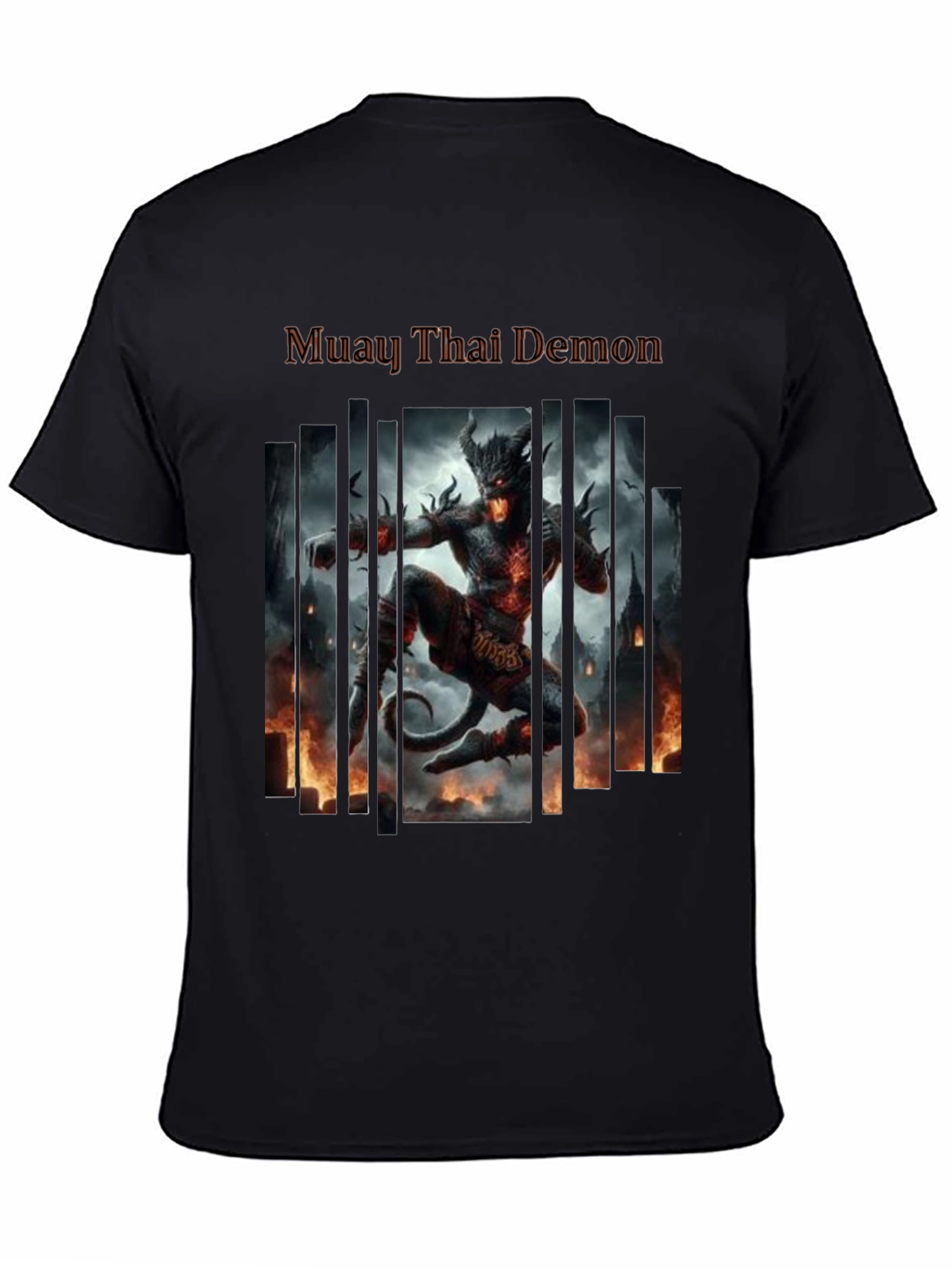 Muay Thai Demon Graphic T-Shirt