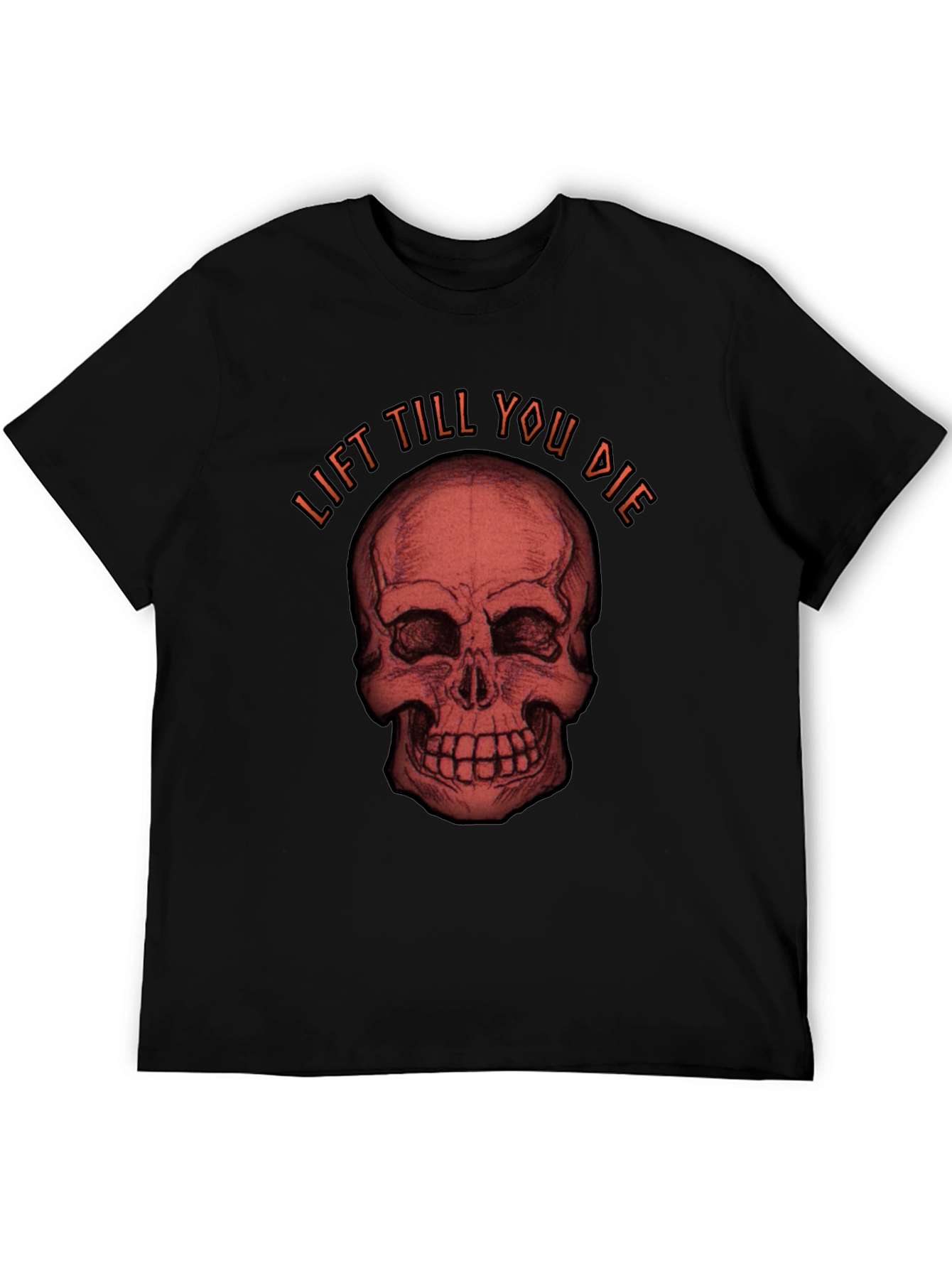 Lift Till You Die Skull Graphic Tee