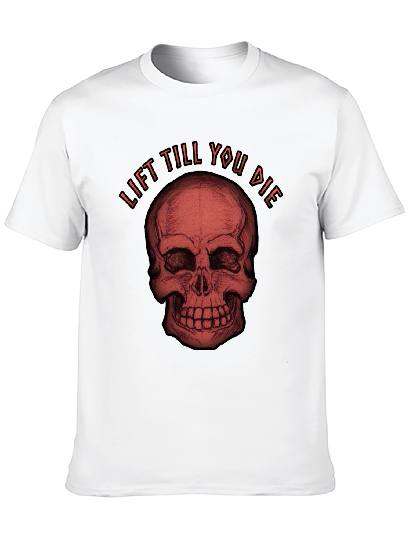 Lift Till You Die Skull Graphic Tee
