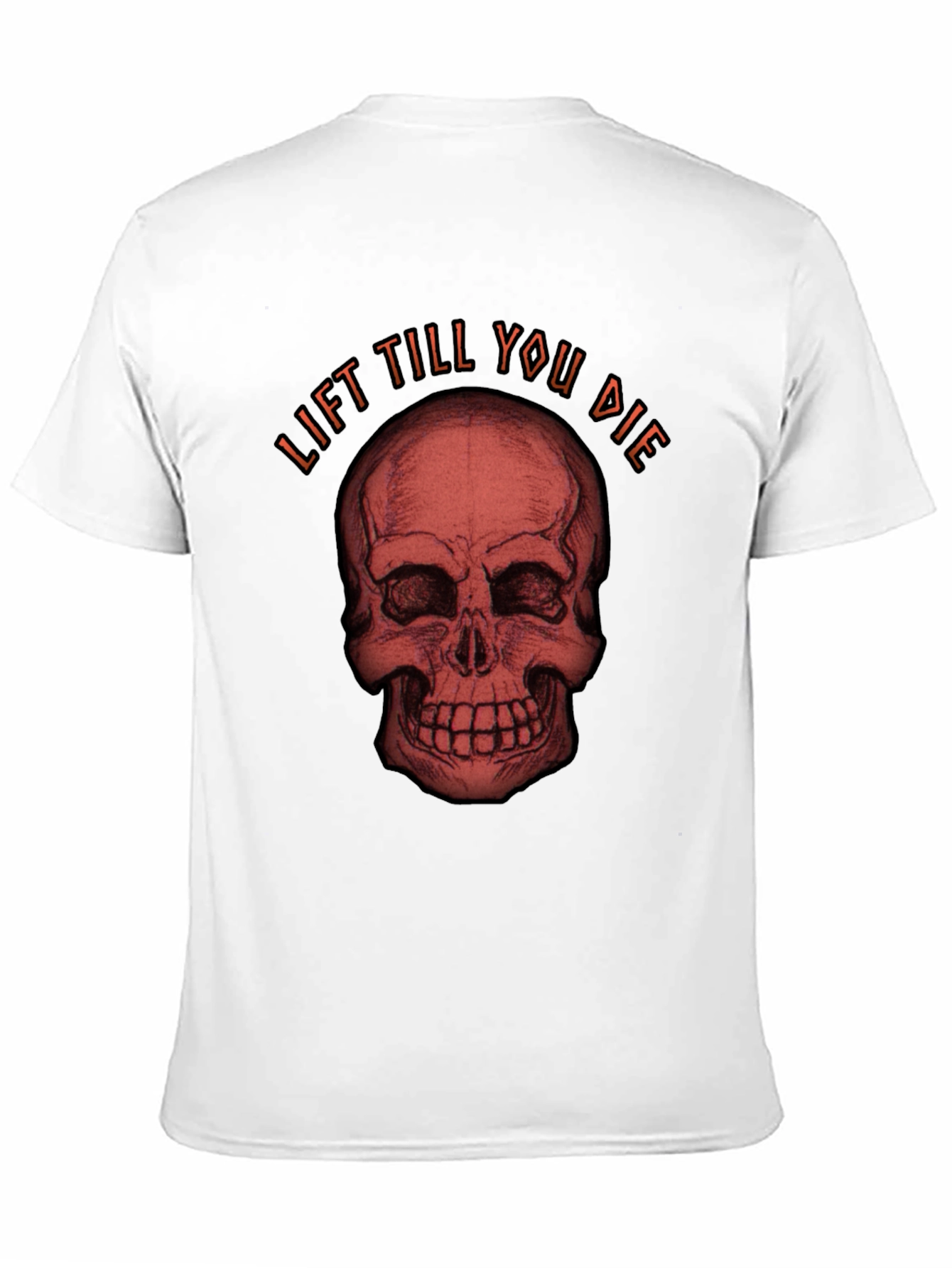 Lift Till You Die Skull Graphic Tee