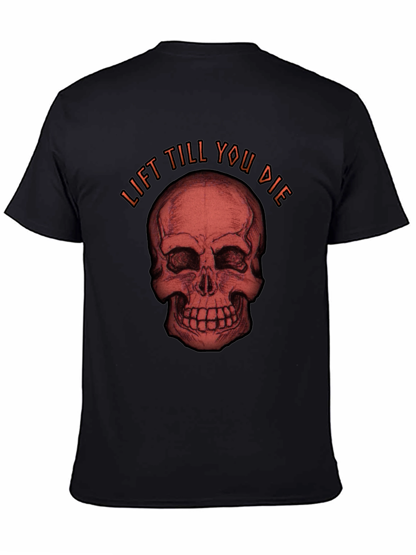 Lift Till You Die Skull Graphic Tee