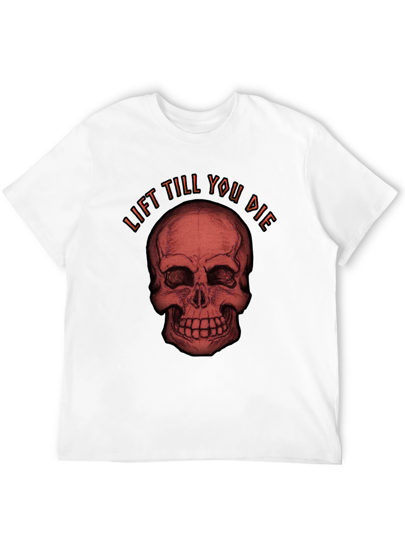 Lift Till You Die Skull Graphic Tee