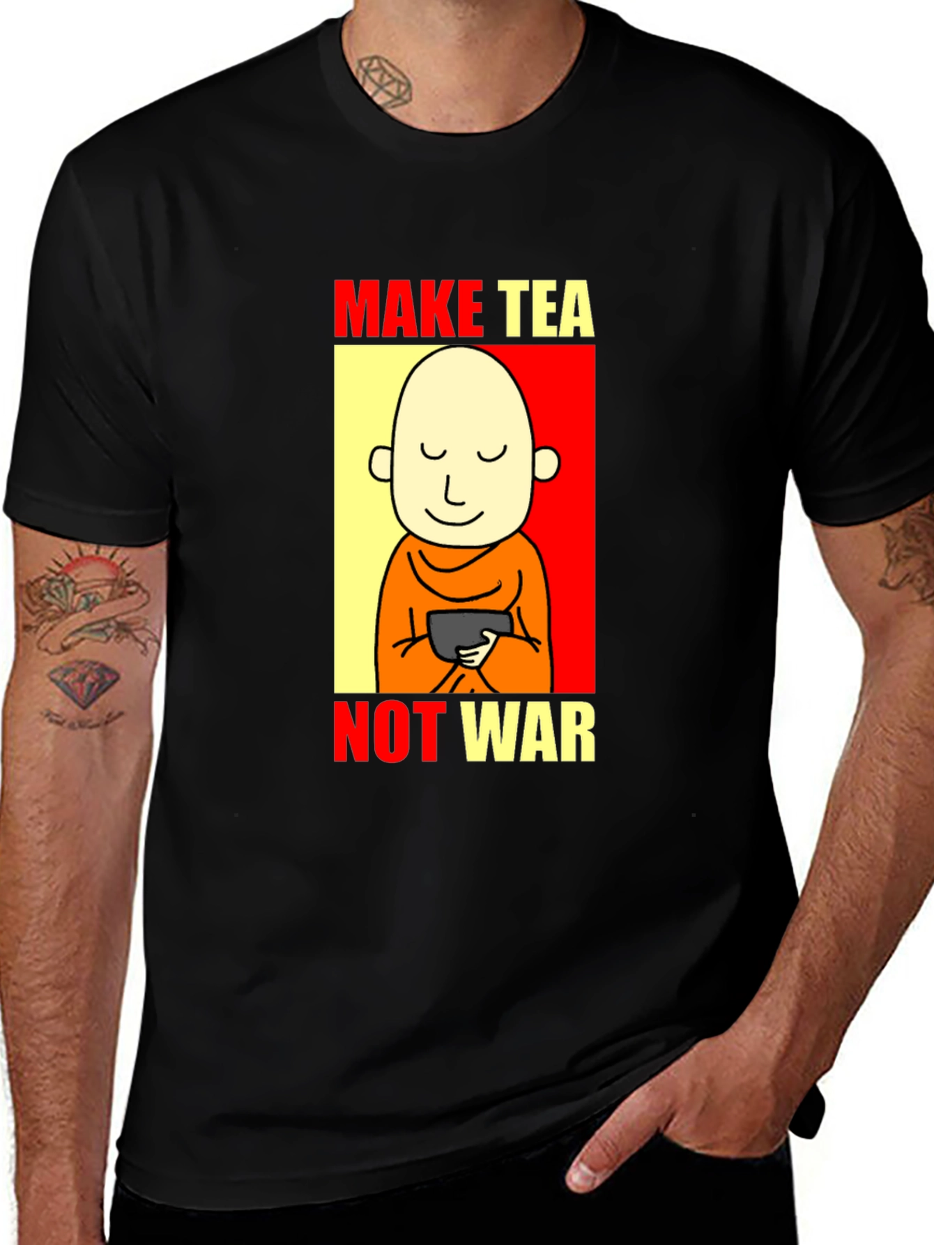 Make Tea Not War Graphic T-Shirt