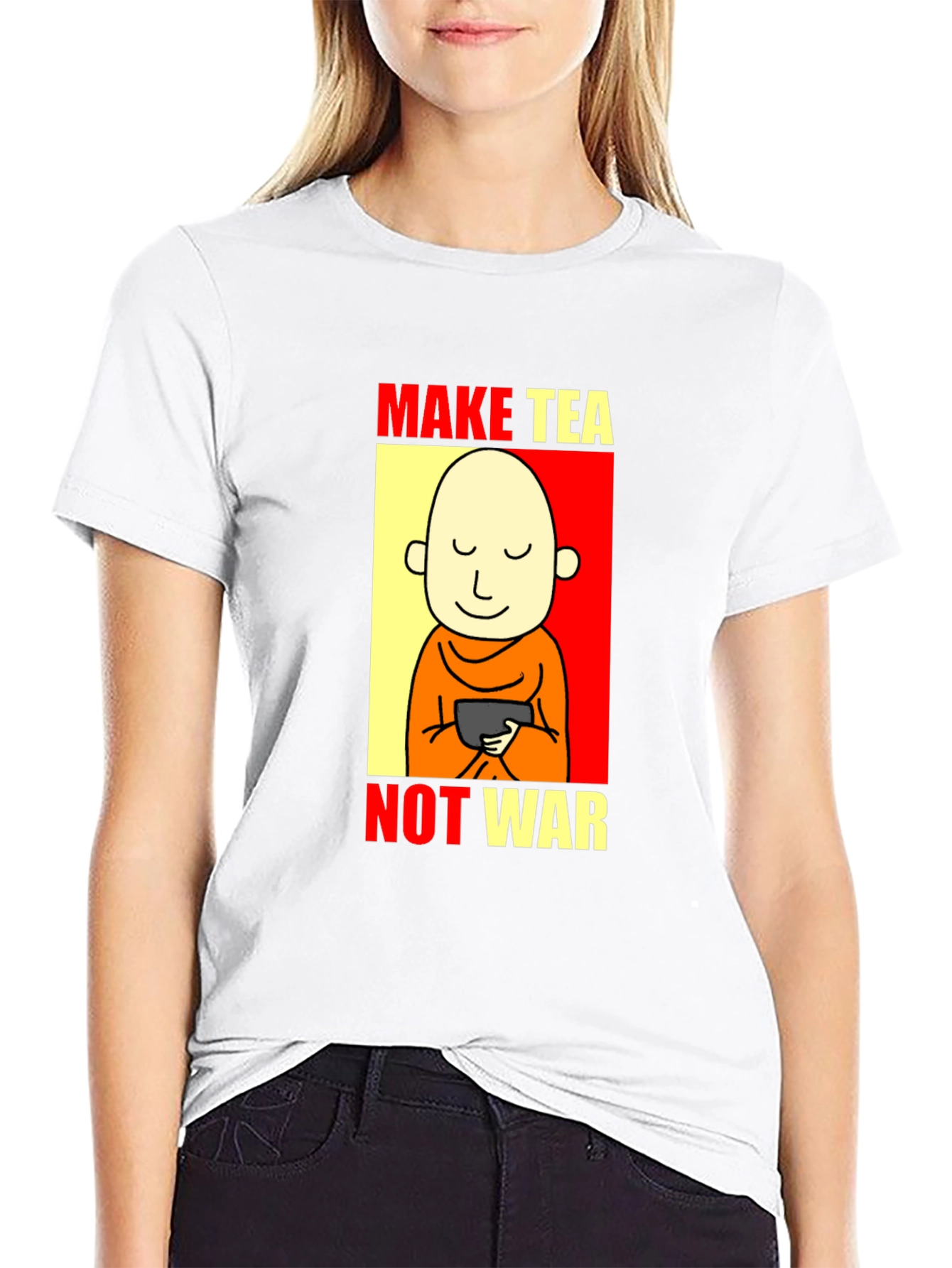 Make Tea Not War Graphic T-Shirt