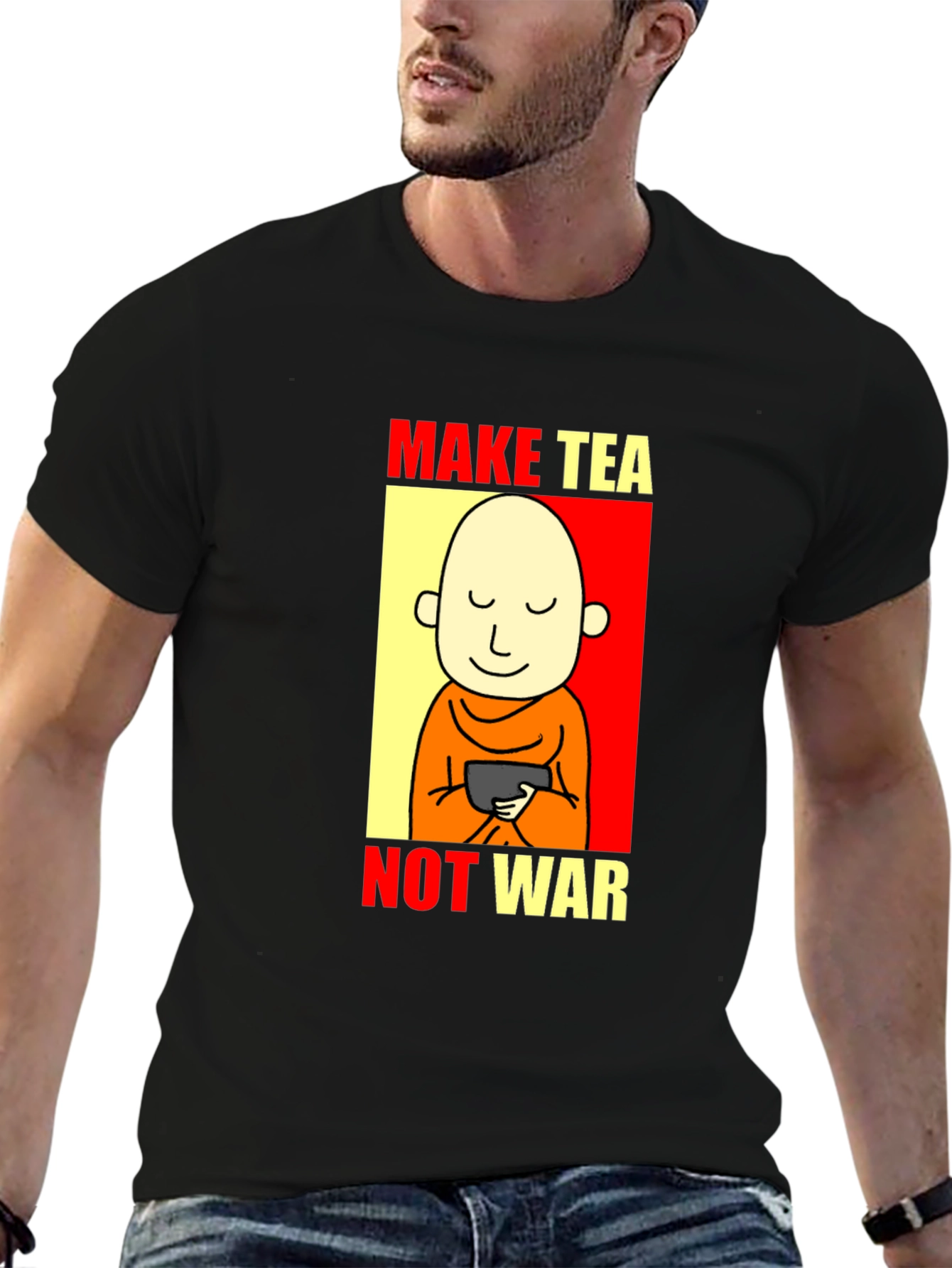Make Tea Not War Graphic T-Shirt