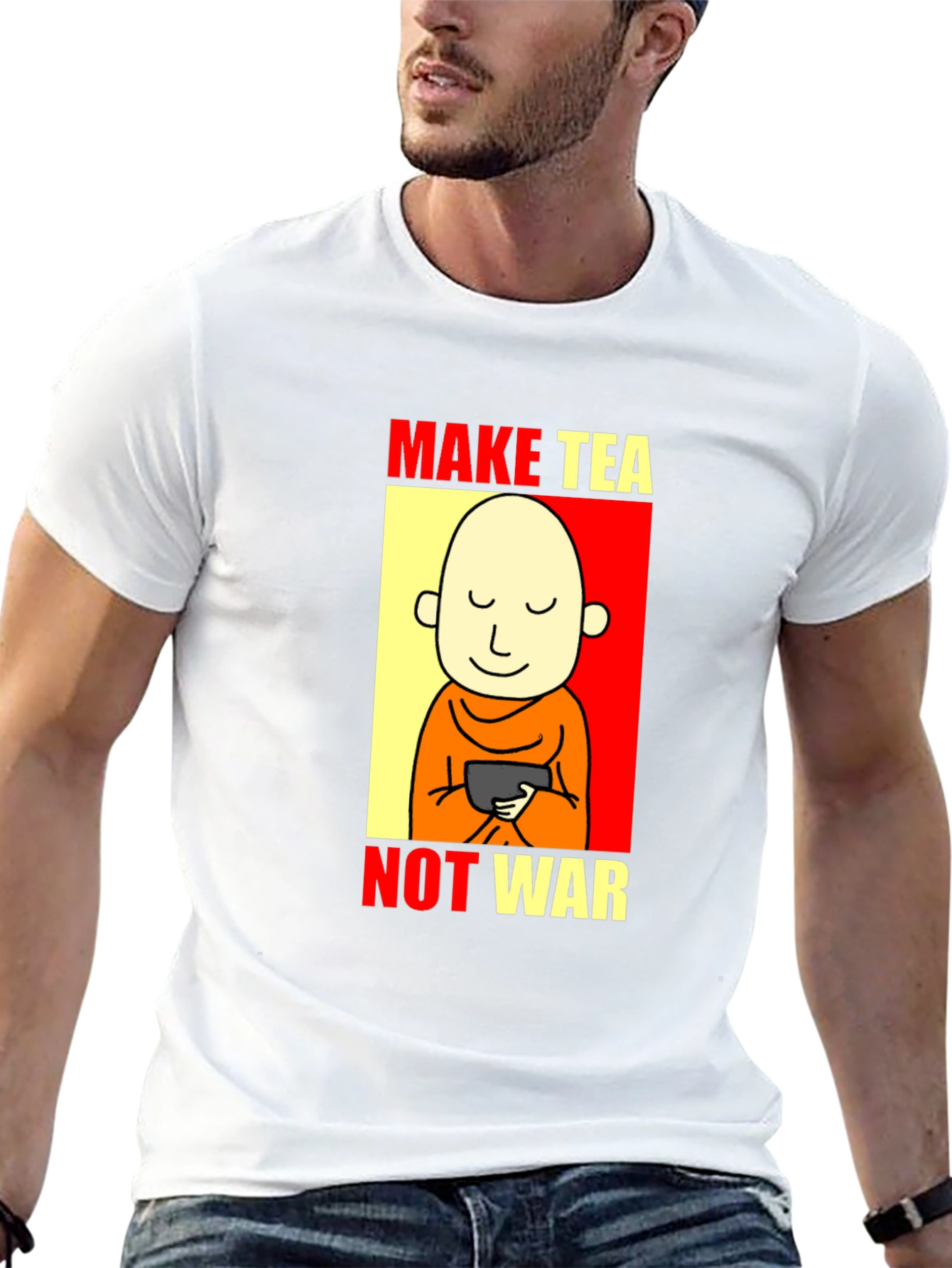 Make Tea Not War Graphic T-Shirt