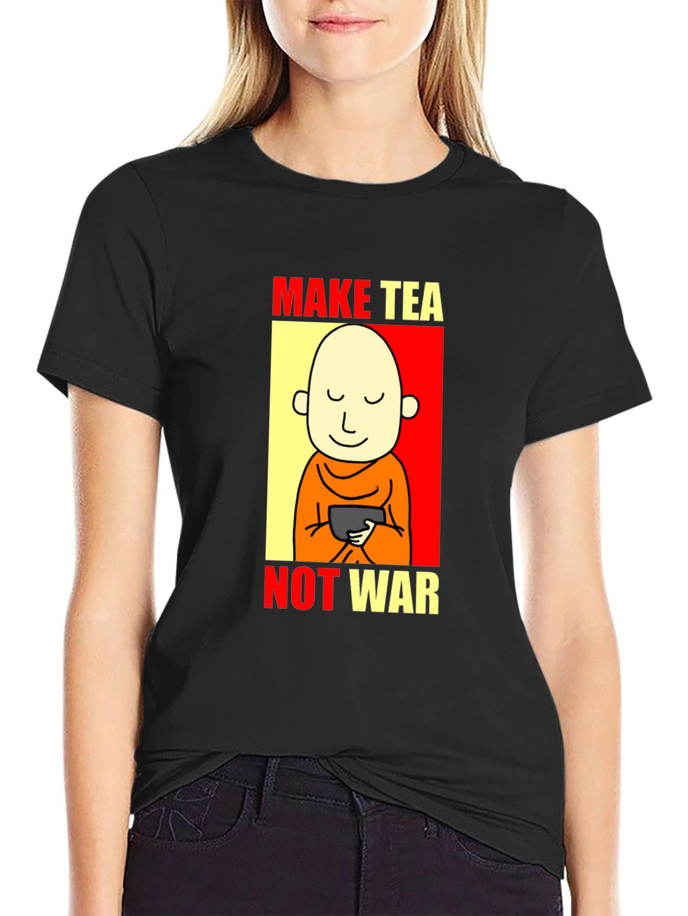 Make Tea Not War Graphic T-Shirt