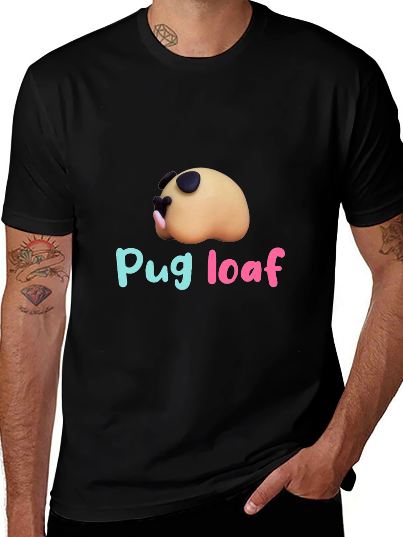 Pug Loaf T-Shirt - Funny Dog Tee