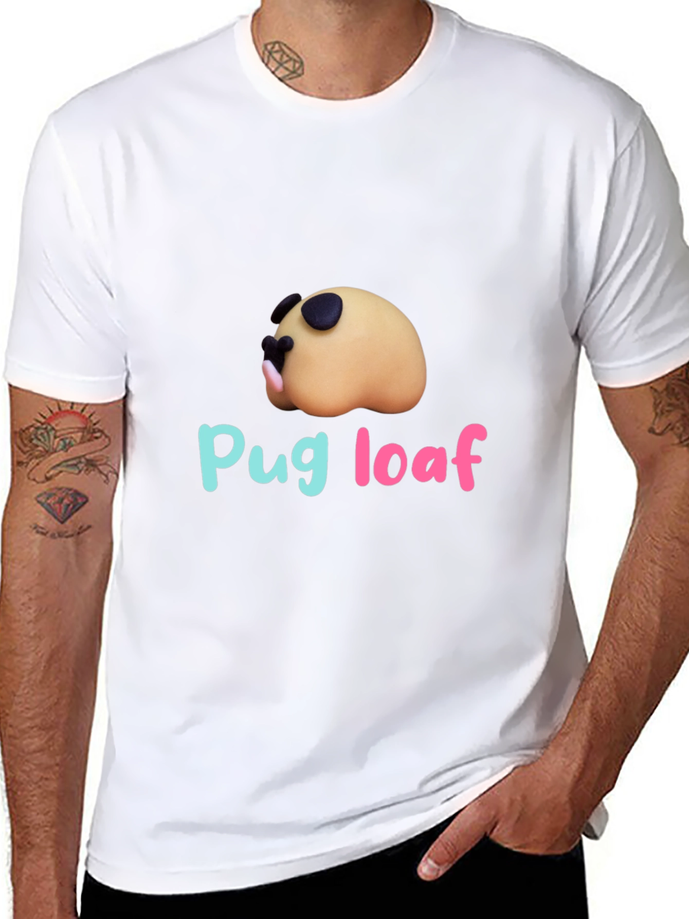 Pug Loaf T-Shirt - Funny Dog Tee