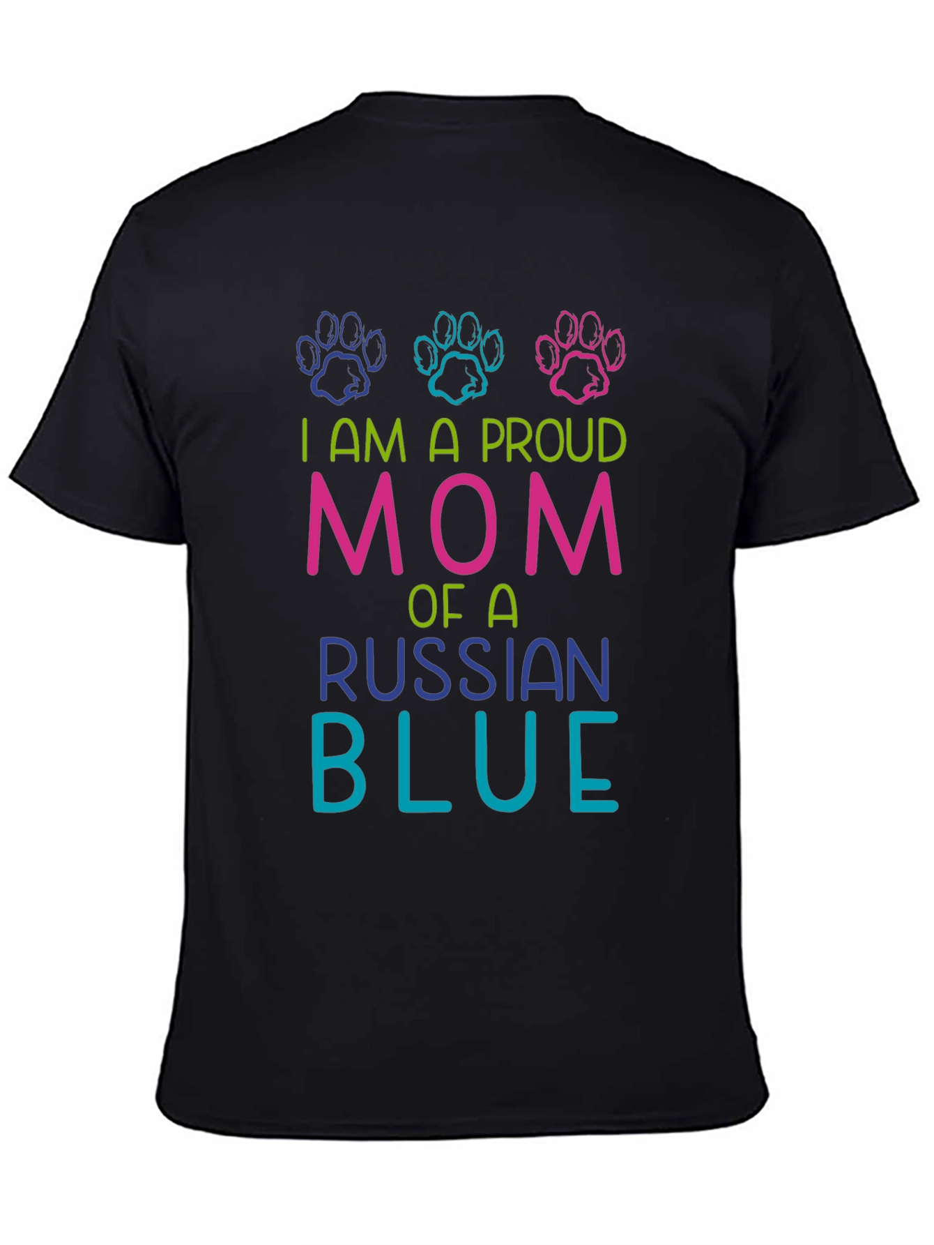 Proud Russian Blue Mom T-Shirt