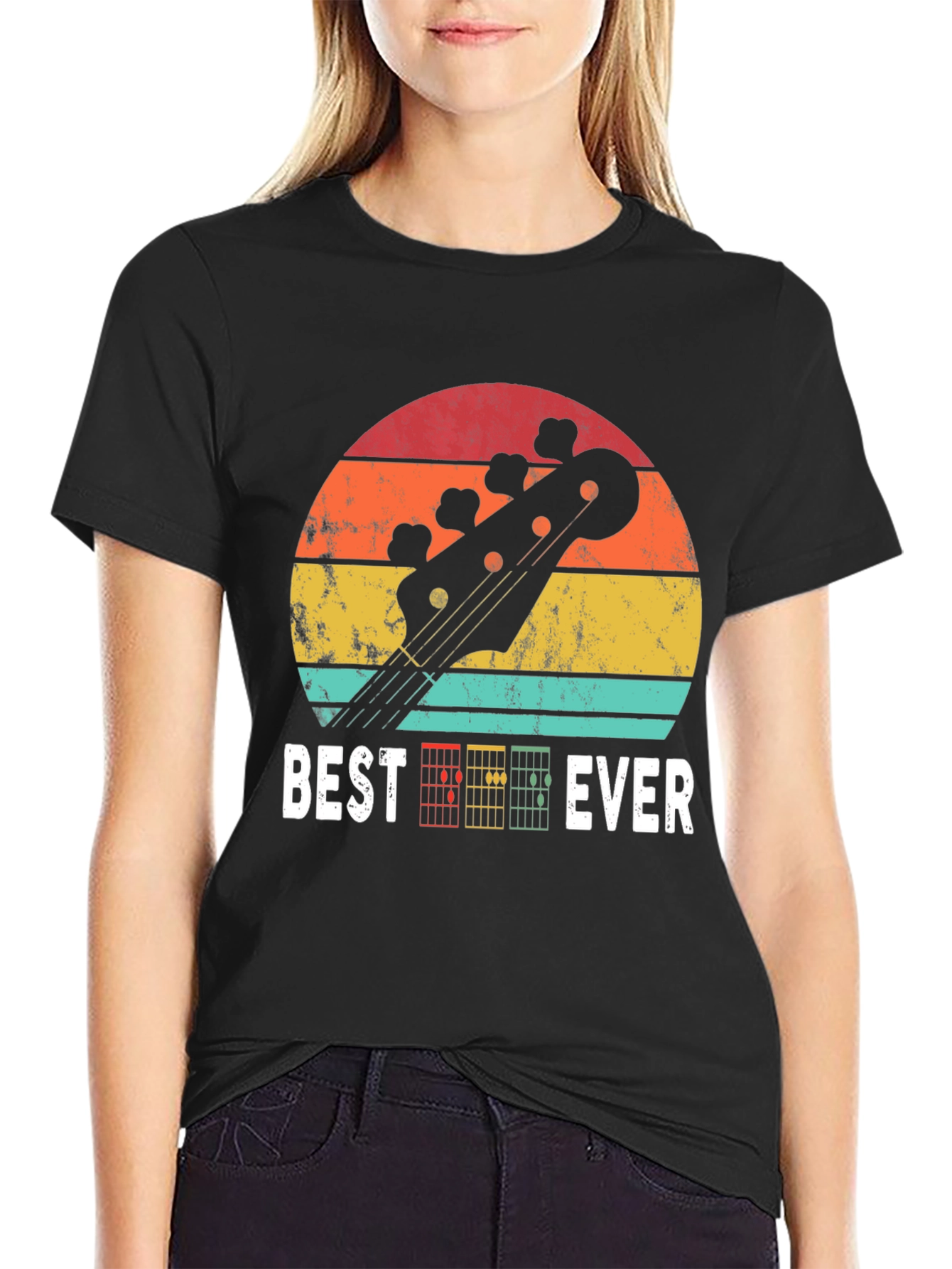 Best Guitar Ever T-Shirt - Retro Music Lover Tee