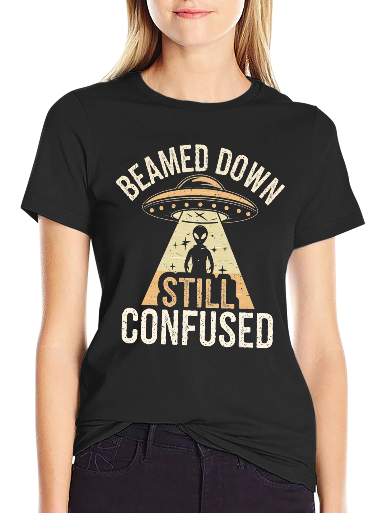 Beamed Down Still Confused T-Shirt