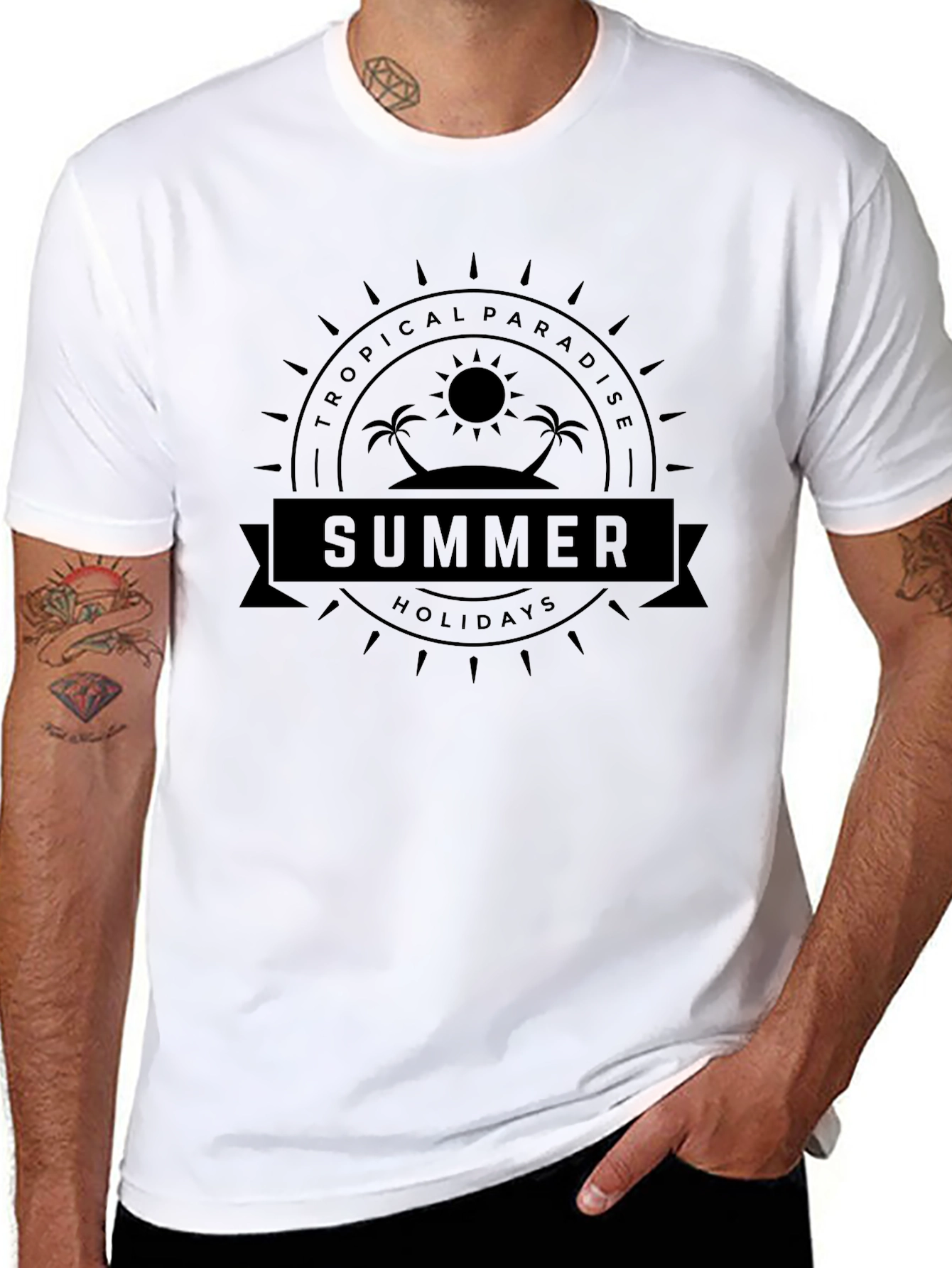 Summer Holiday Tropical Paradise T-Shirt
