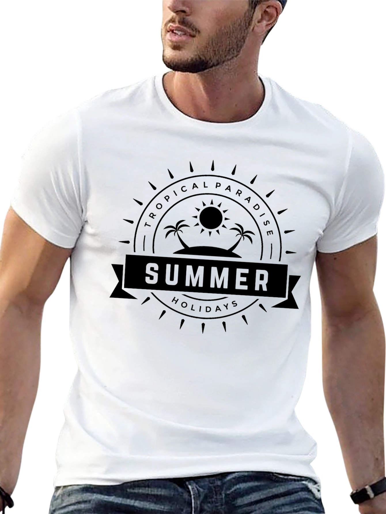 Summer Holiday Tropical Paradise T-Shirt