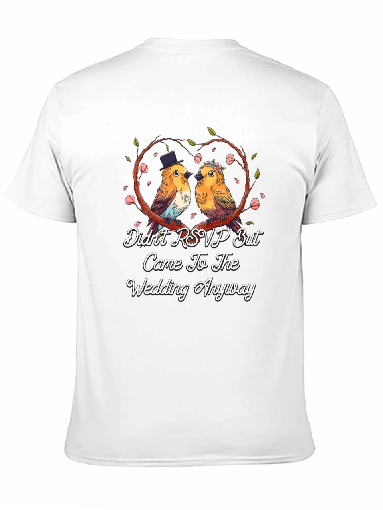 Wedding Birds Graphic T-Shirt