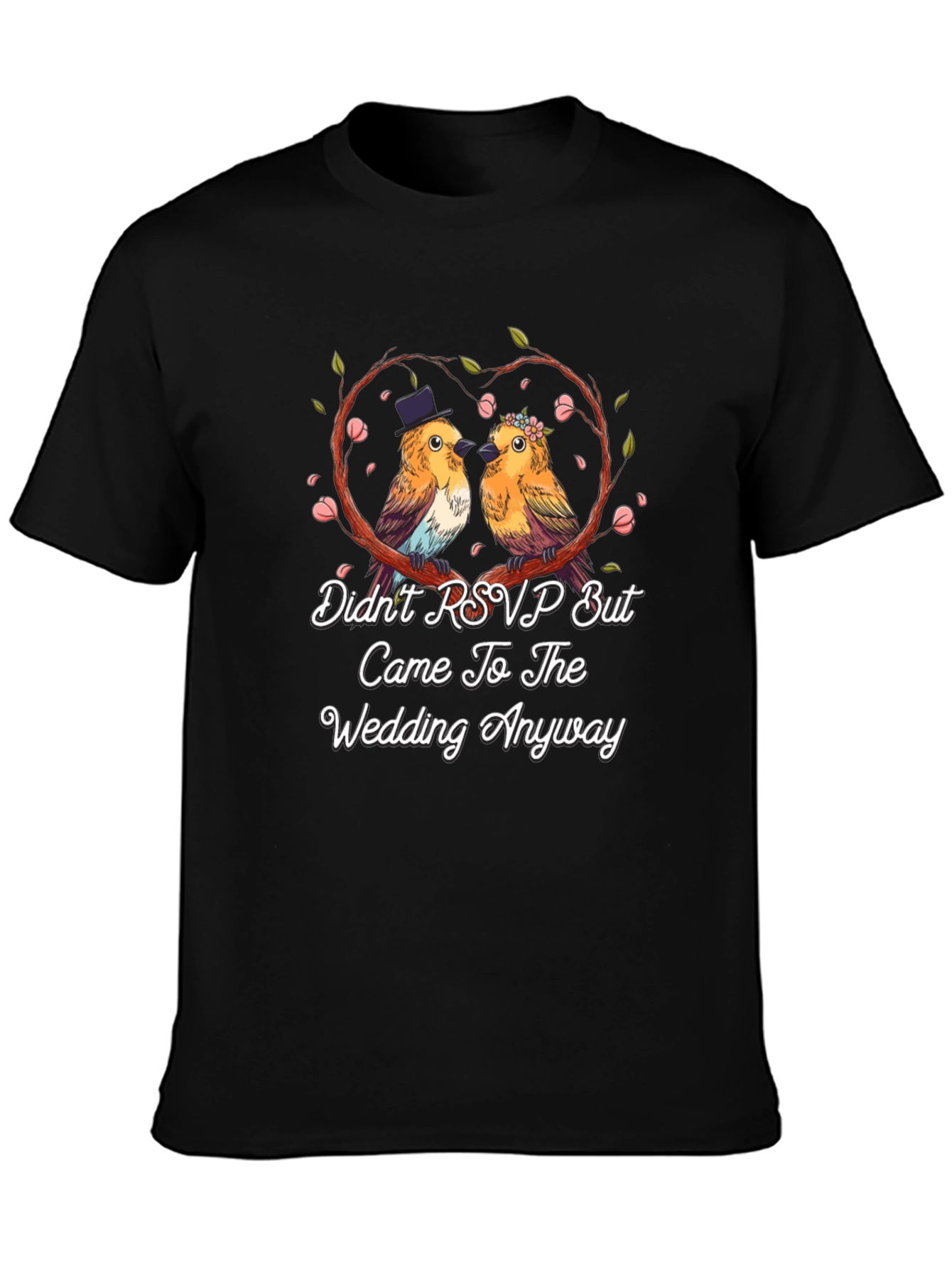 Wedding Birds Graphic T-Shirt