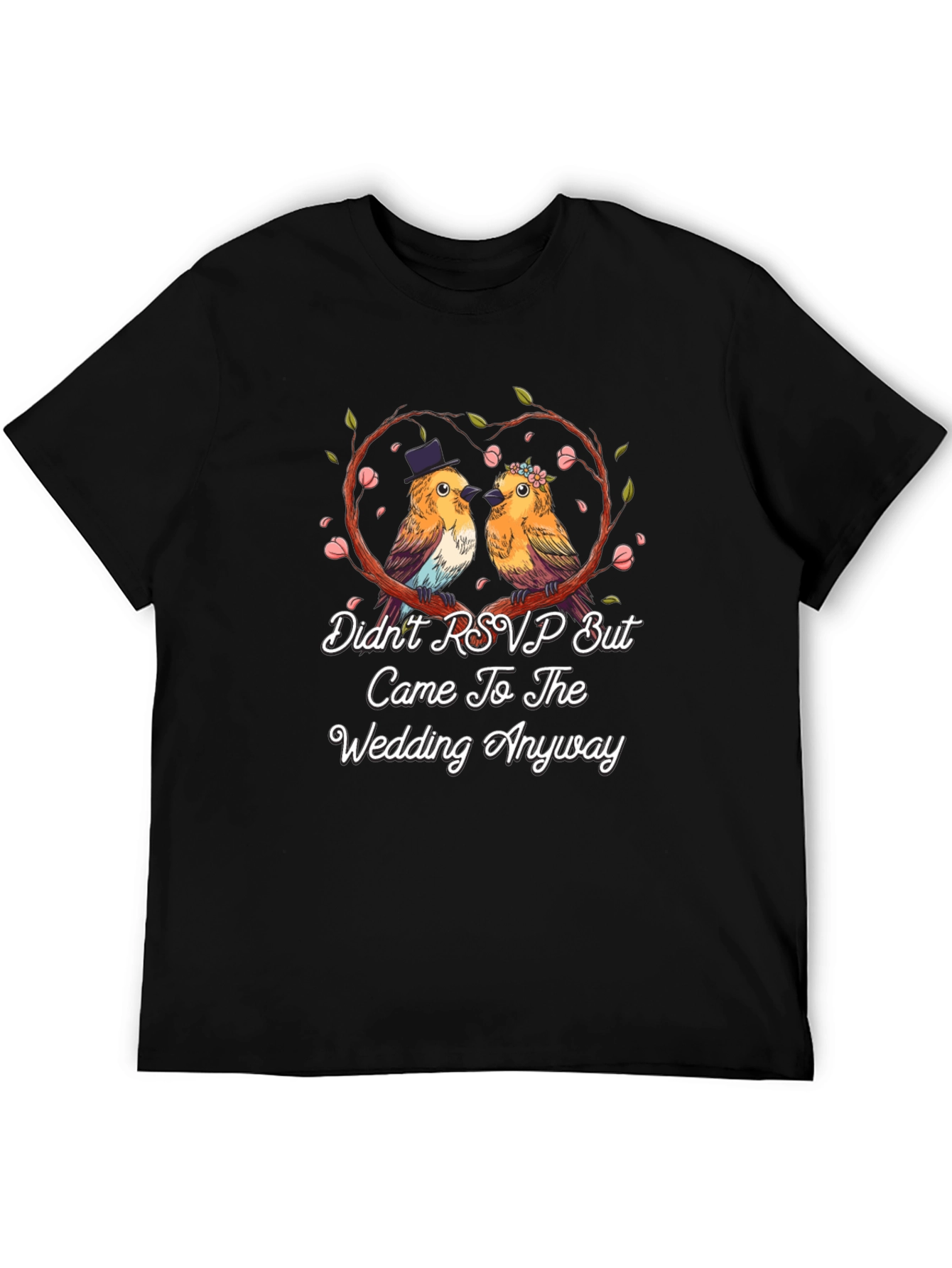 Wedding Birds Graphic T-Shirt