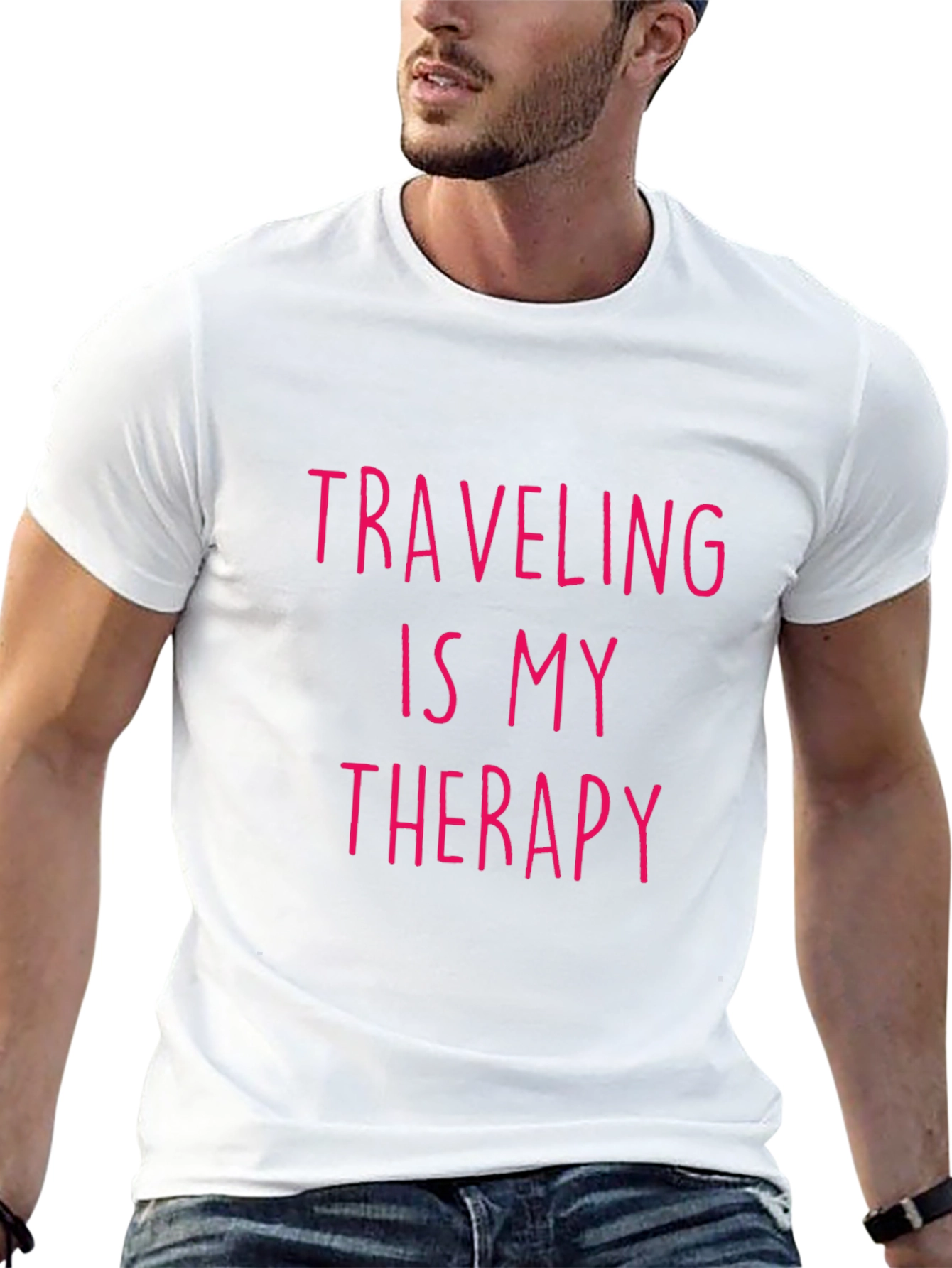 Traveling Is My Therapy Graphic Tee