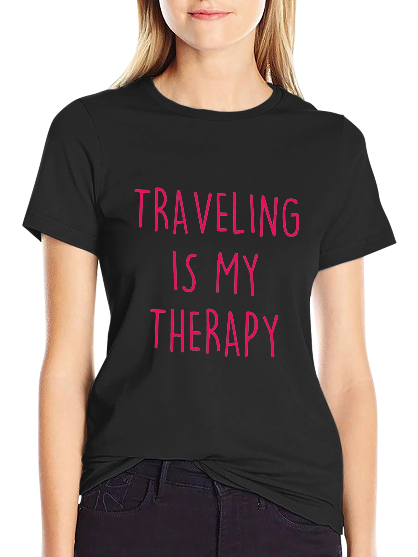 Traveling Is My Therapy Graphic Tee