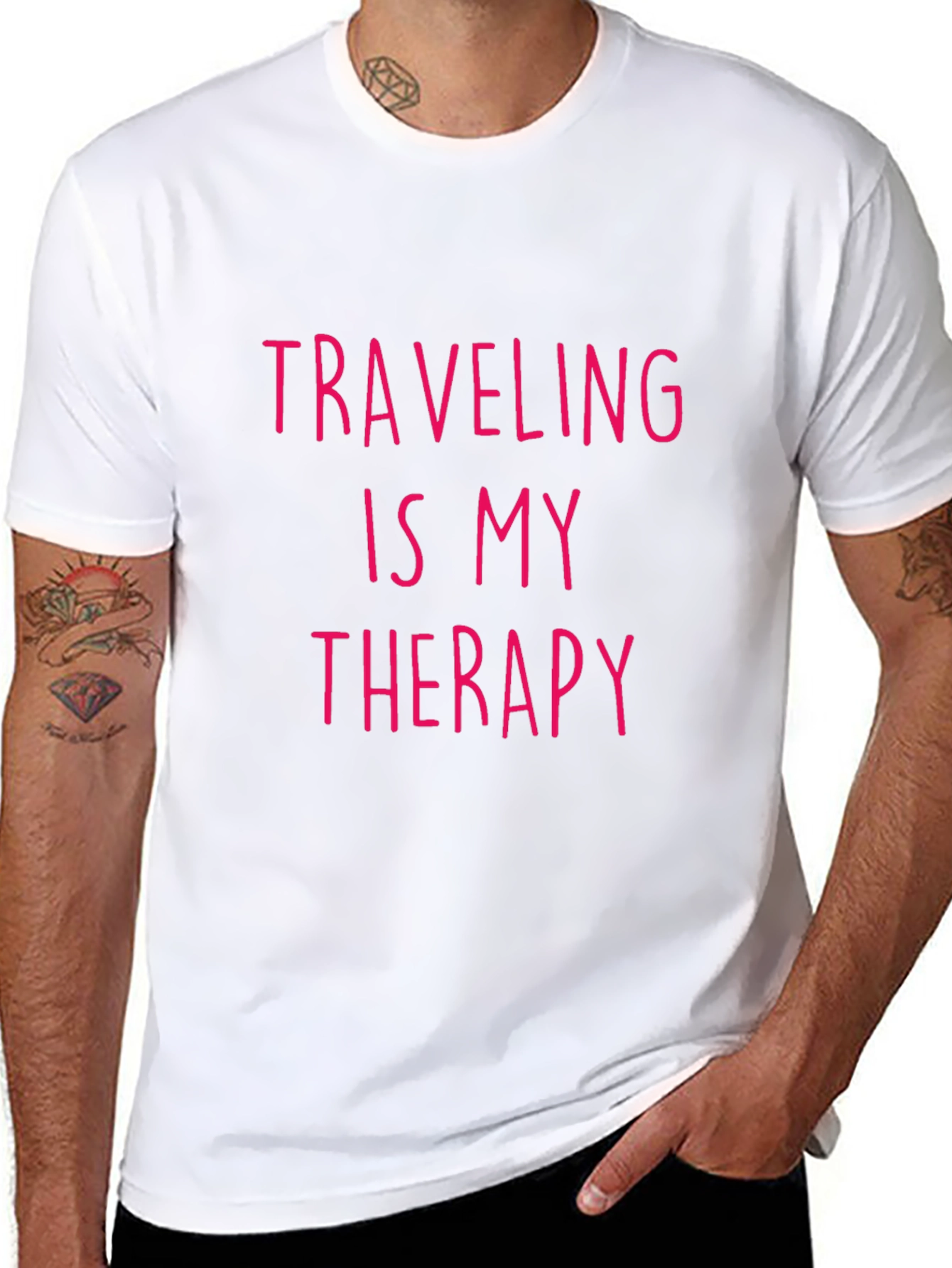 Traveling Is My Therapy Graphic Tee